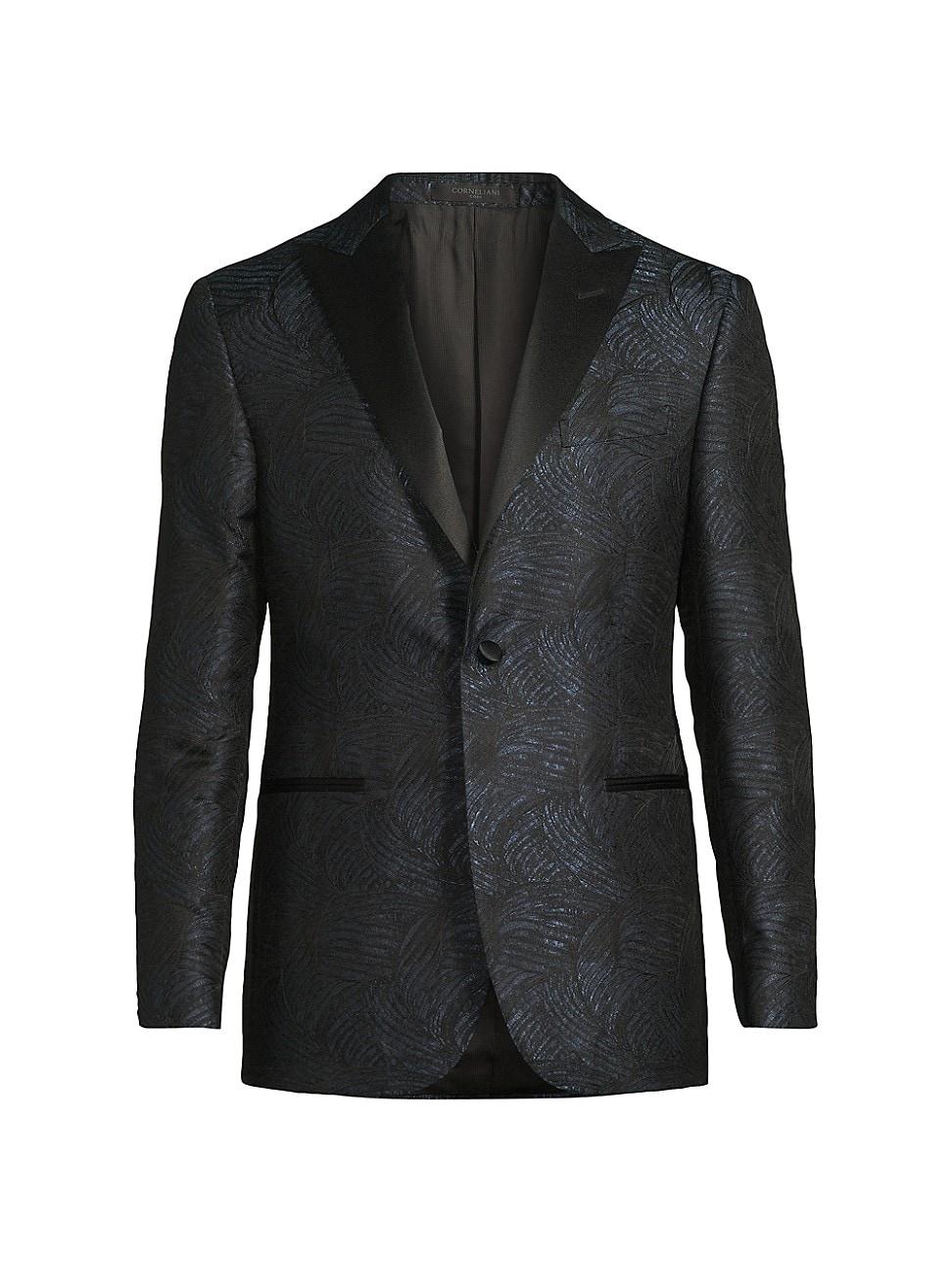 Mens Jacquard Silk Blazer Product Image