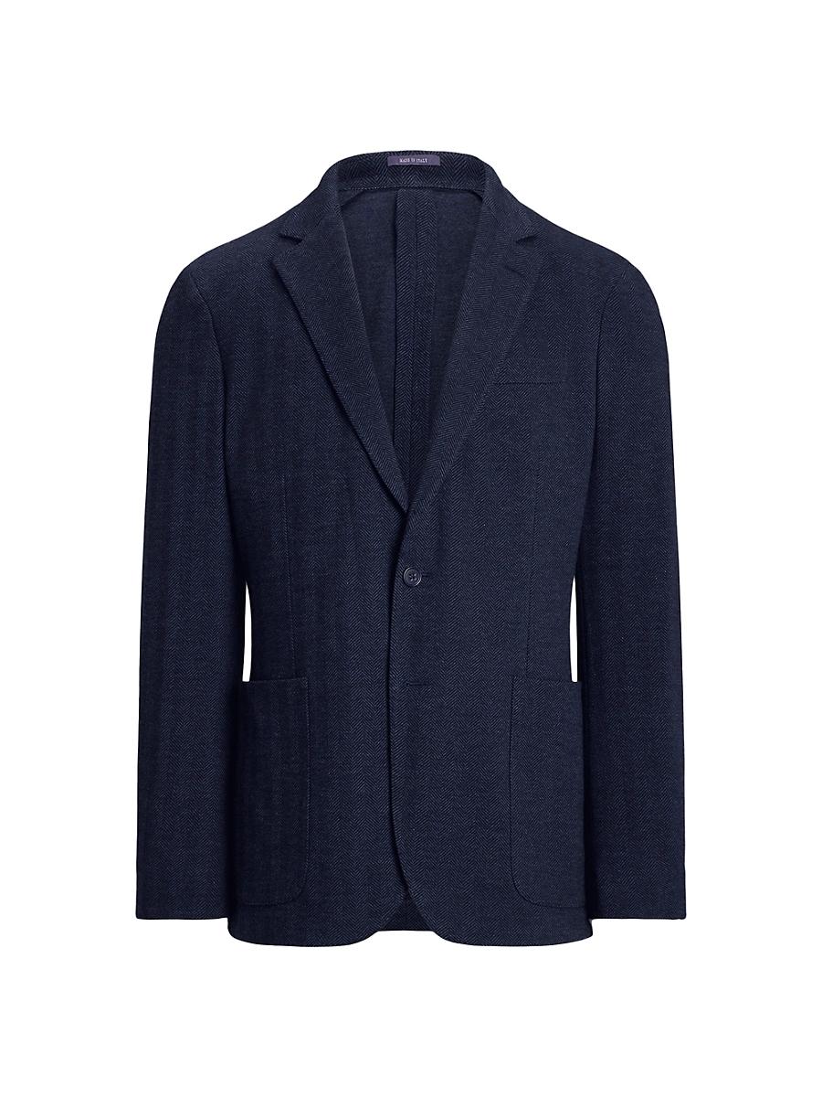 Mens Hadley Hand-Tailored Herringbone Jacket Product Image