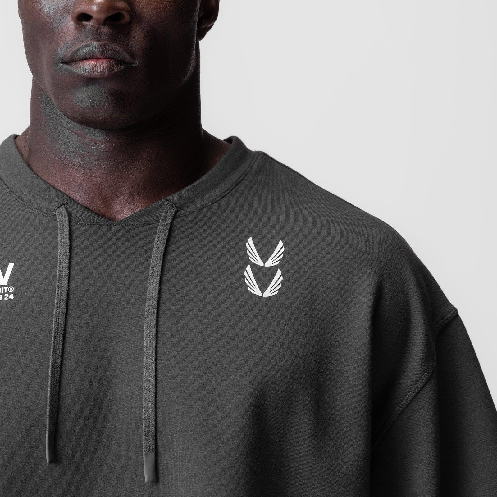 0945. Micro-Terry Warm-Up Tee - Black Product Image