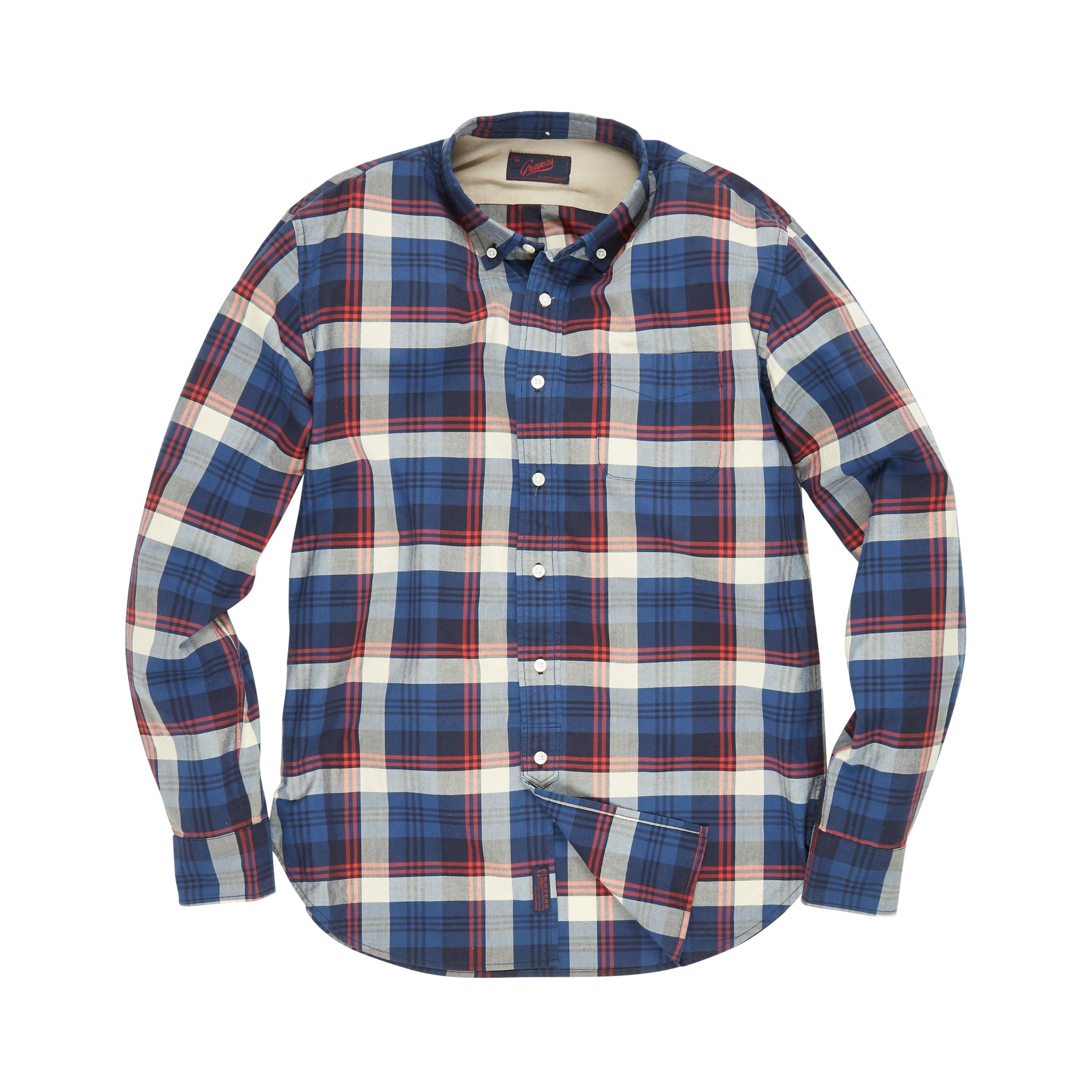 Chambray Plaid - Gray Navy Cream (Final Sale)* Product Image