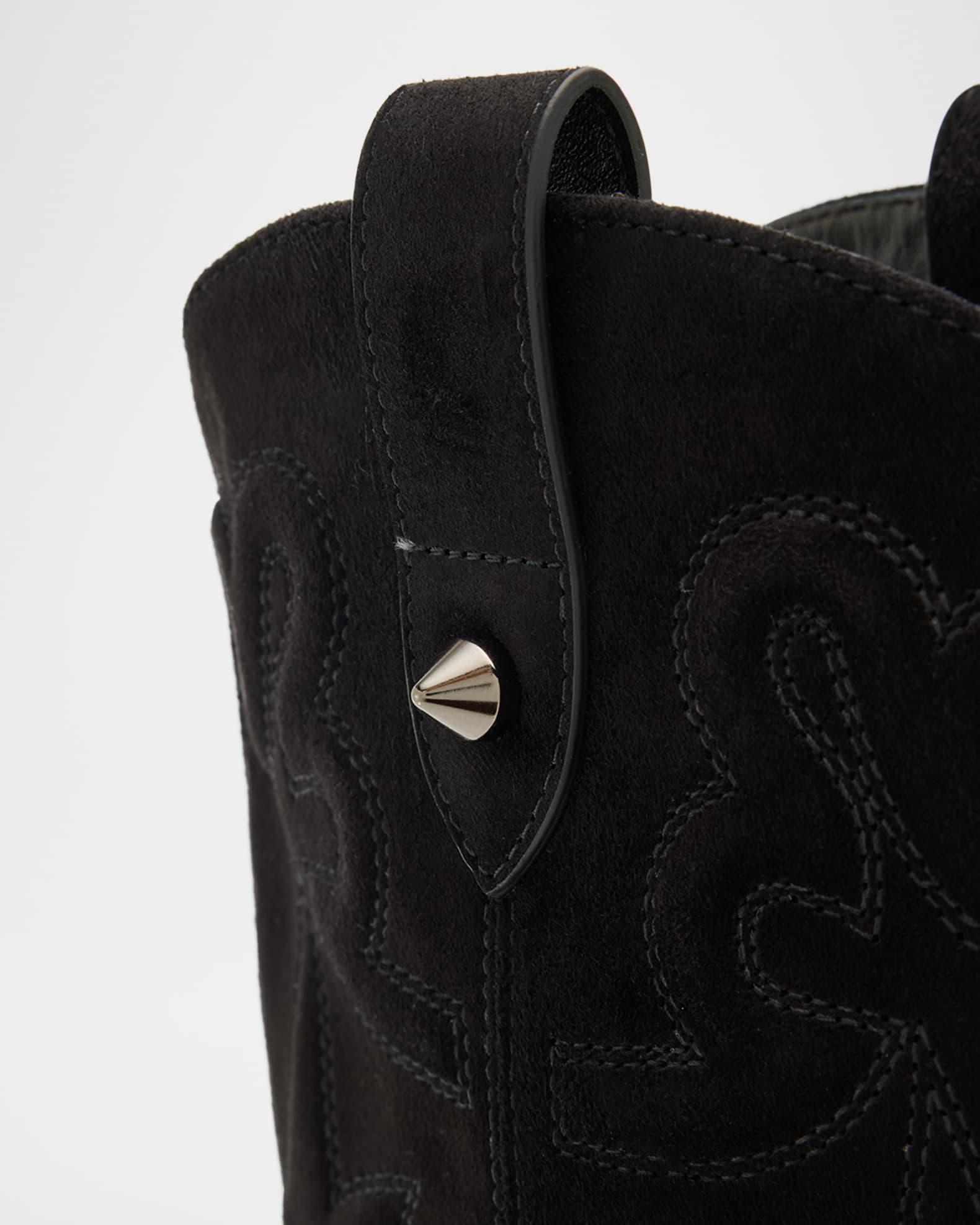 Santia Suede Red Sole Booties Product Image