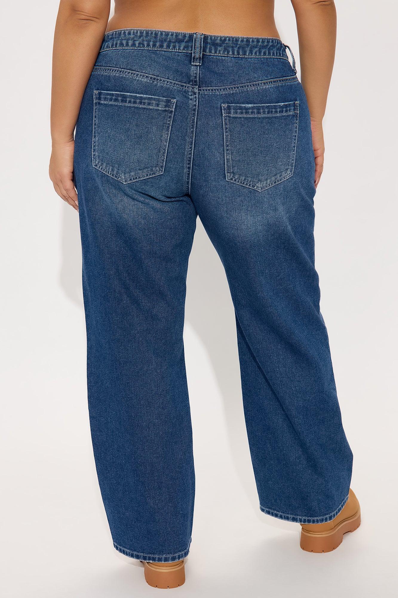Blue Moon Straight Leg Jeans - Medium Wash Product Image