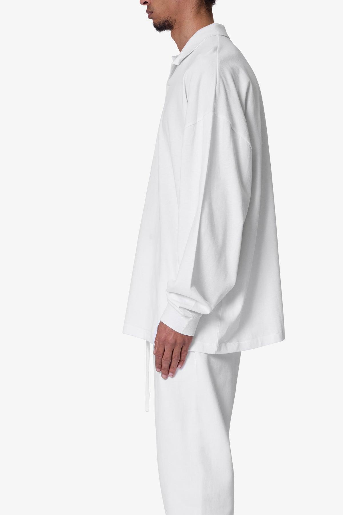 Every Day L/S Polo - White Product Image