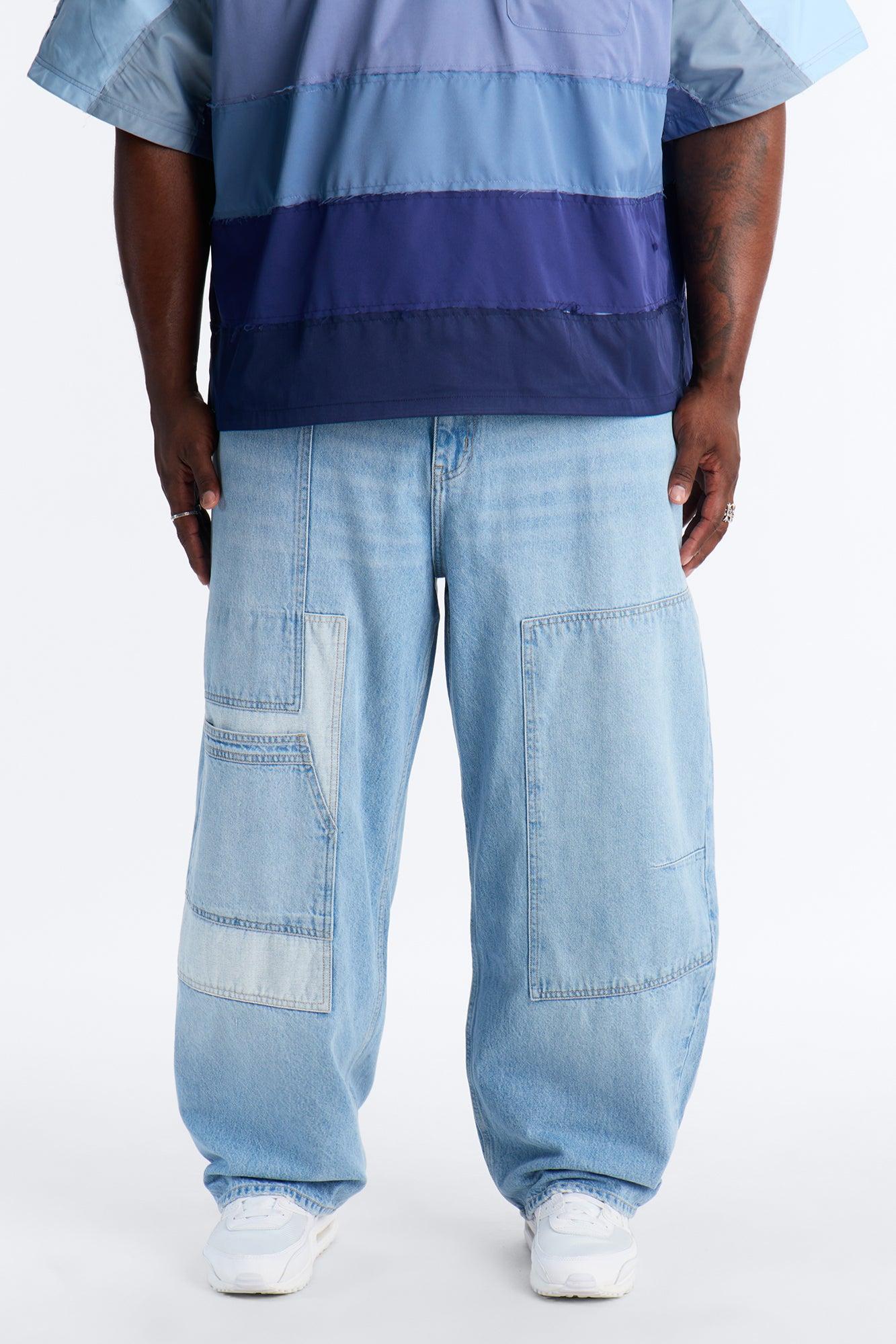 Barrel Downtown Patch Jean - Light Blue Wash Male Product Image