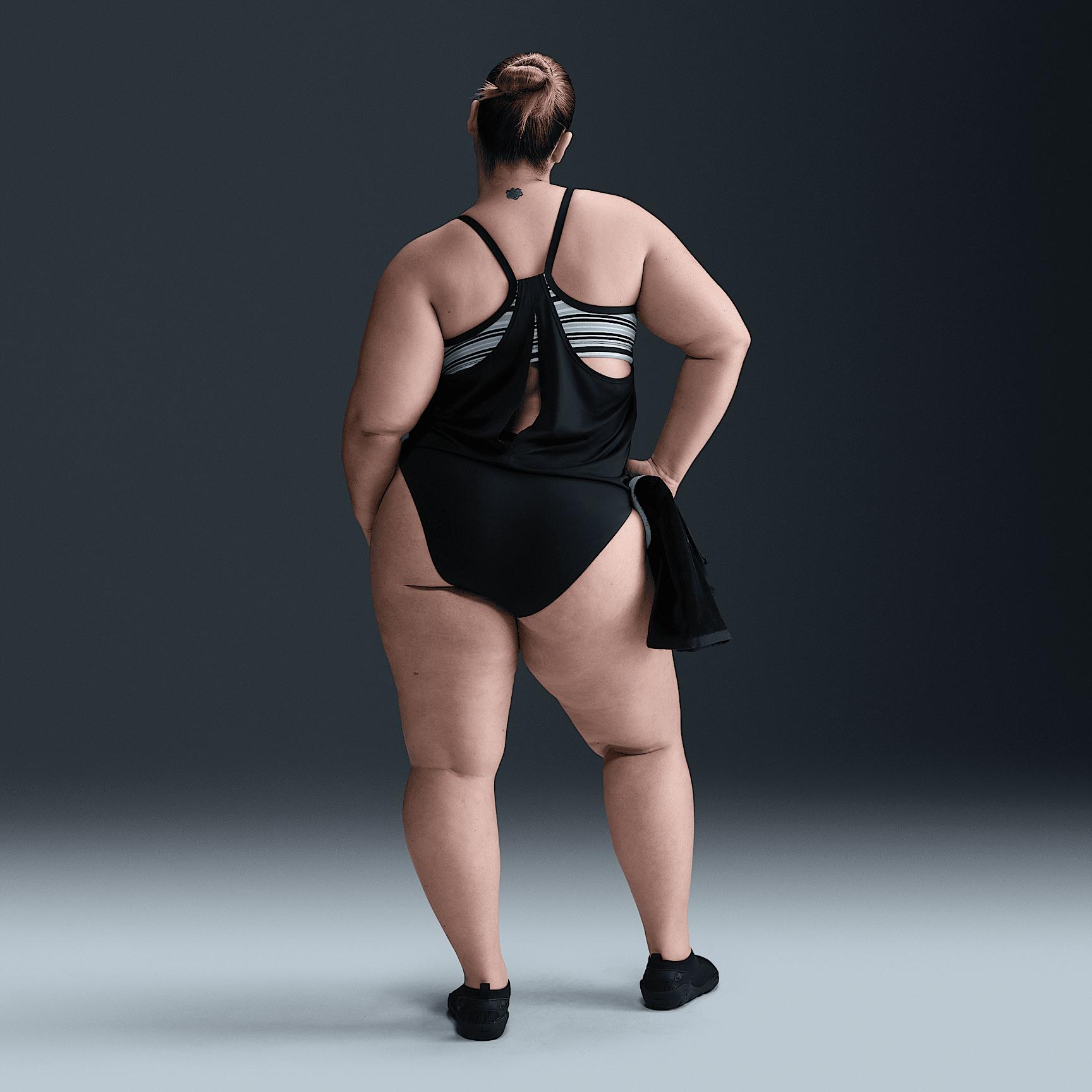 Nike Womens Swim Layered Tank Topini (Extended Sizing) | NESSF341-001 Product Image