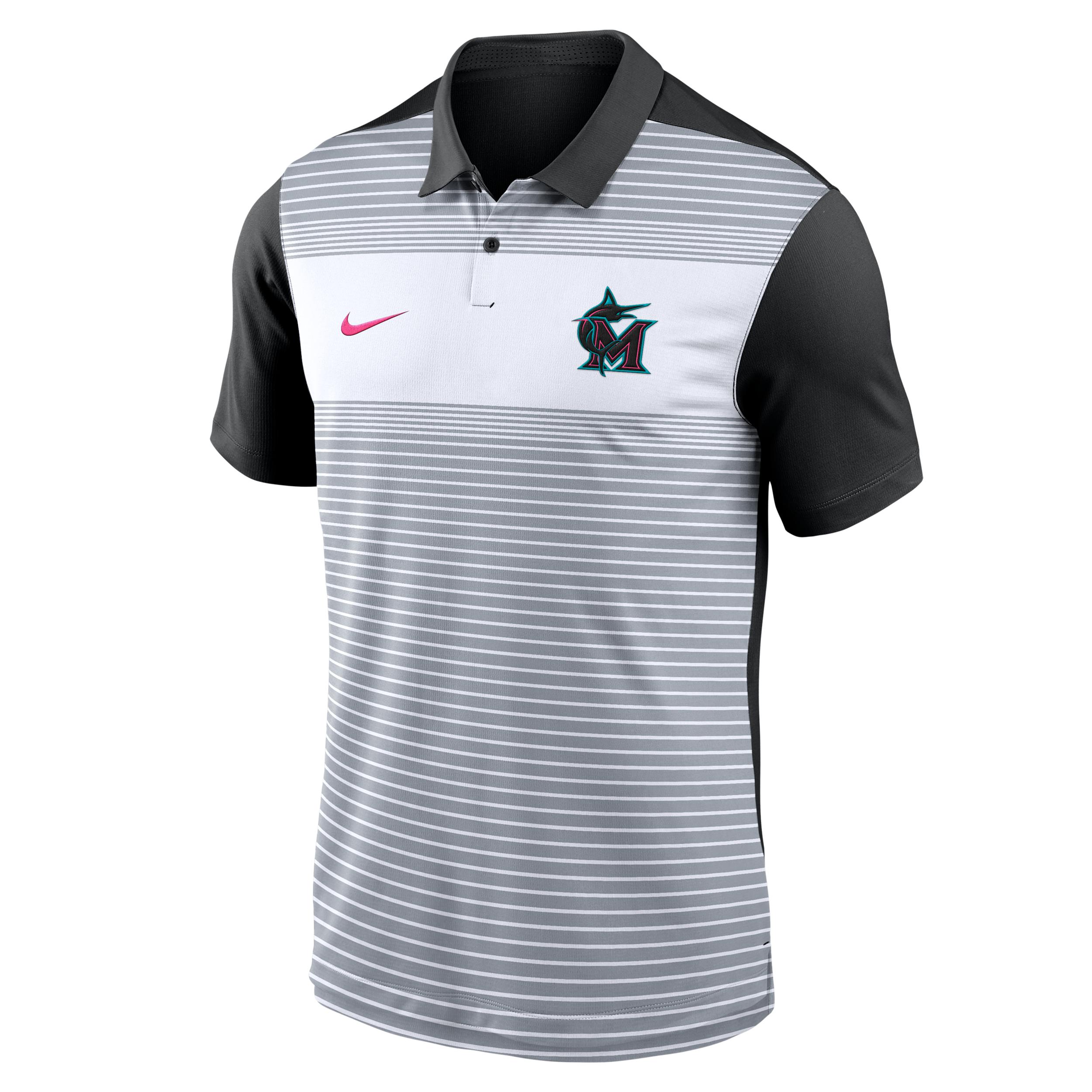 Miami Marlins City Connect Legacy Icon Vapor Nike Men's Dri-FIT MLB Polo Product Image