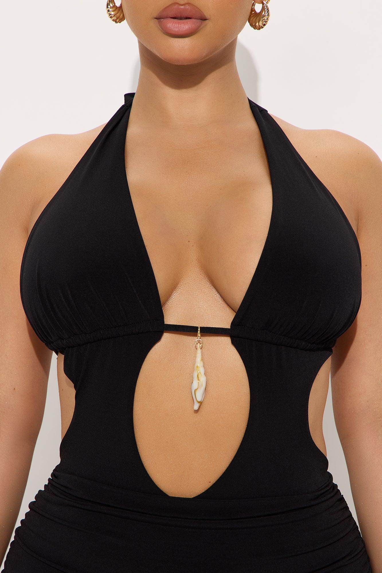 Seductive Getaway Jumpsuit - Black Female Product Image