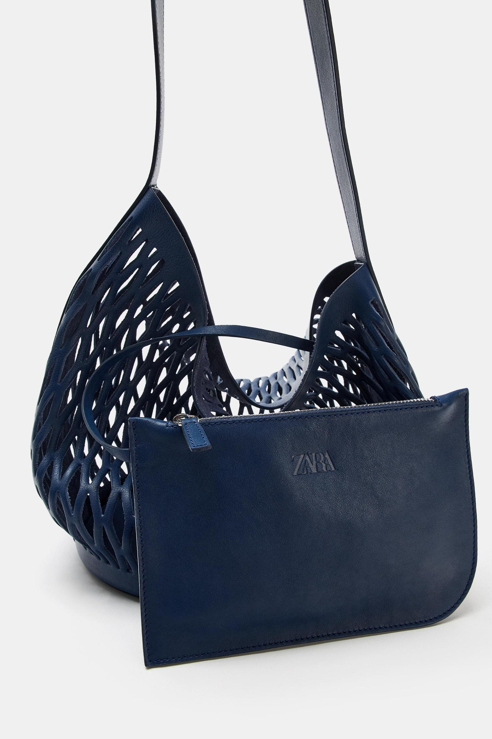DIE-CUT LEATHER BAG Product Image