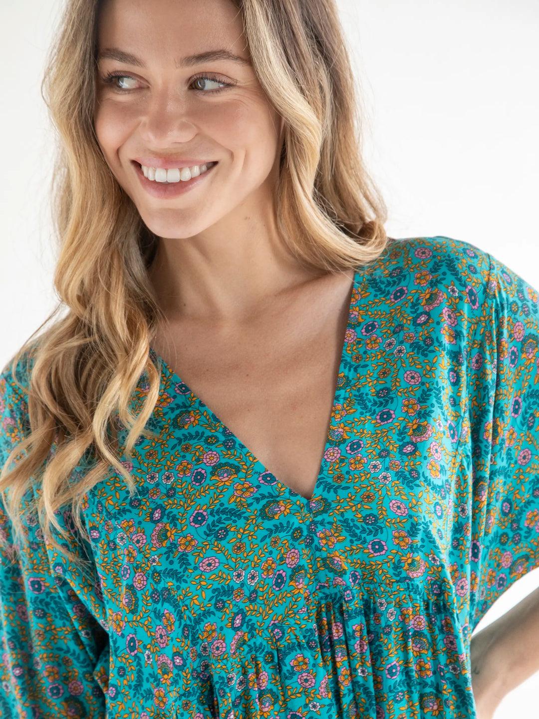 Stella V-Neck Mini Dress Product Image