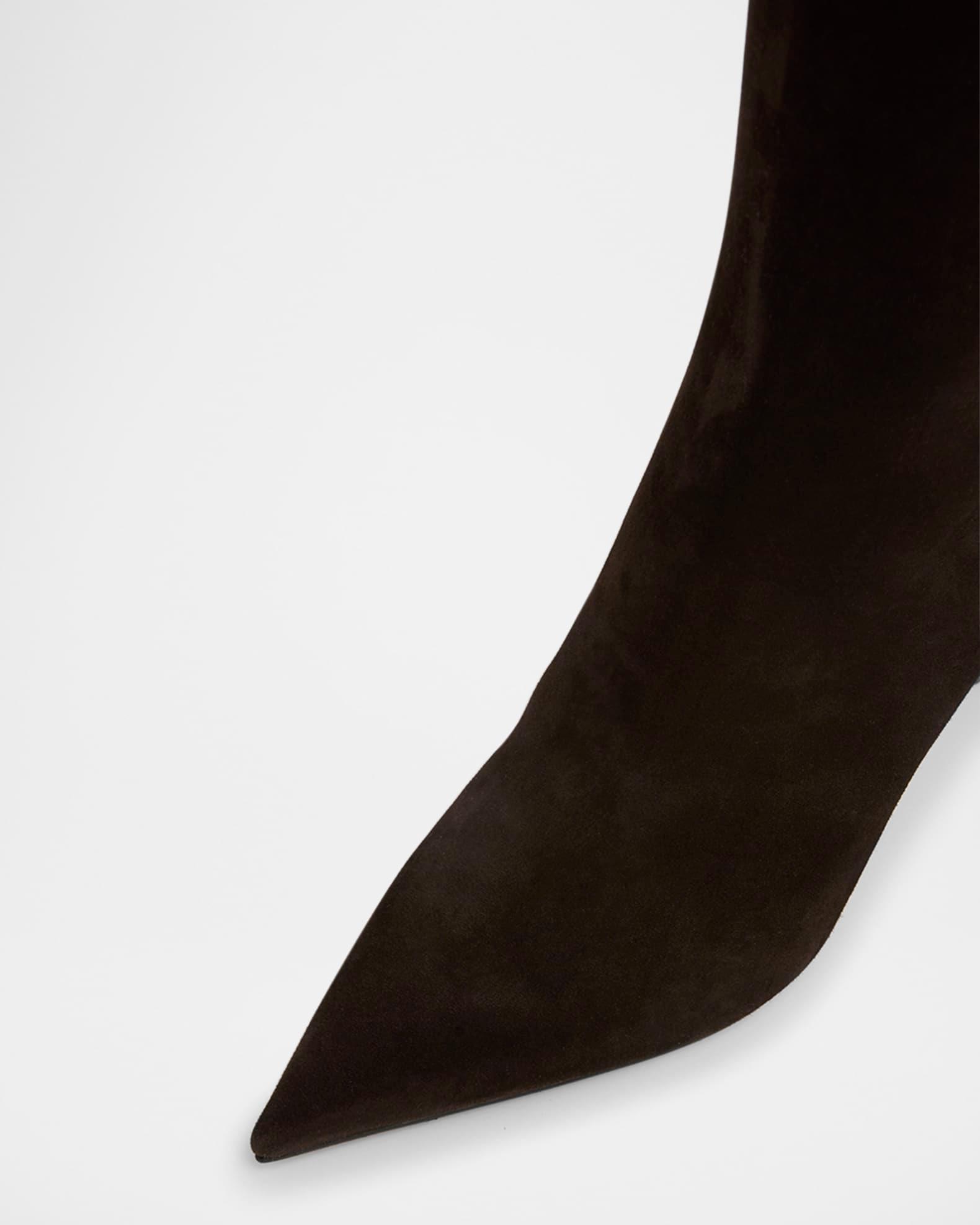 Kate Suede Red Sole Knee-High Boots Product Image