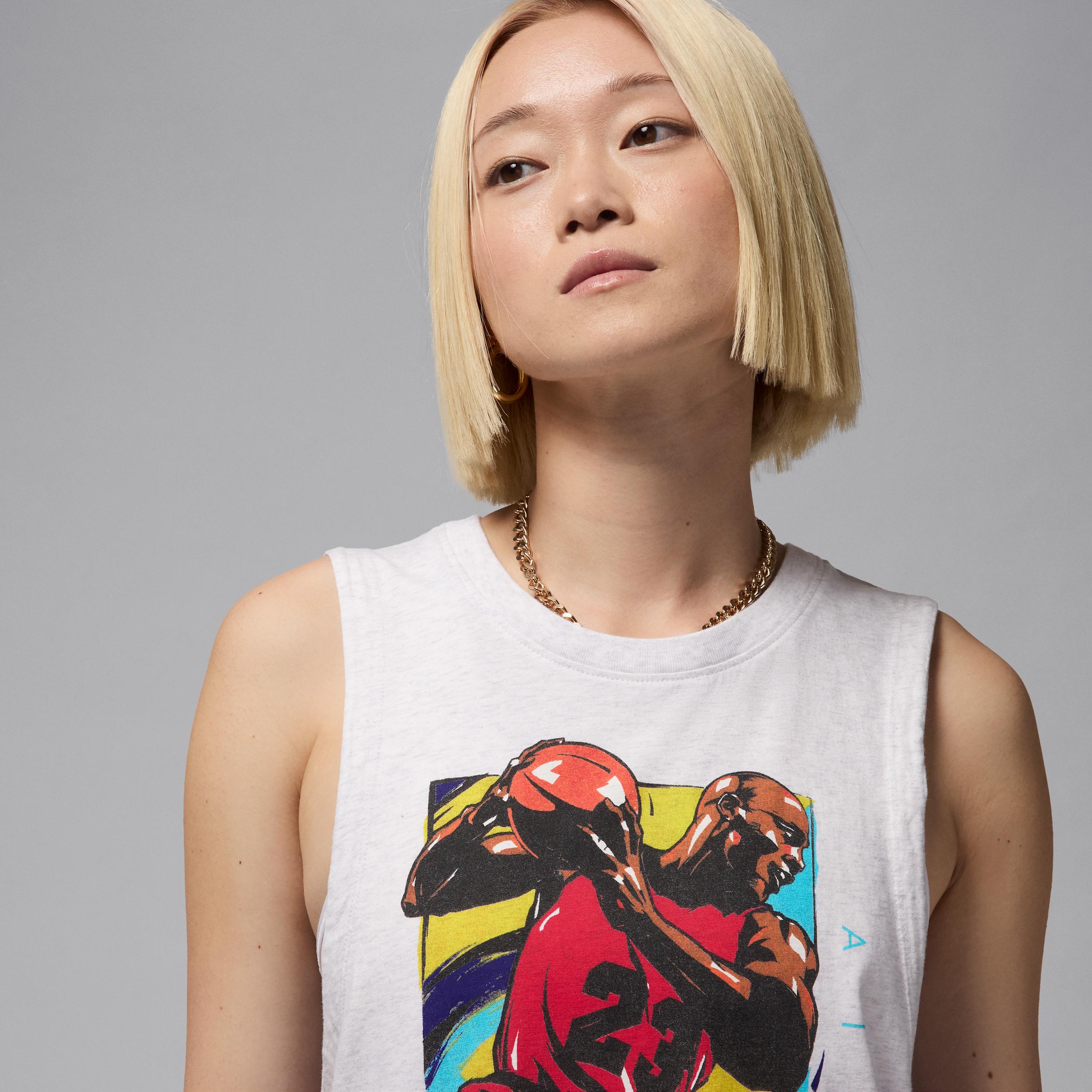 Womens Jordan Sleeveless Graphic T-Shirt | HJ0199-392 Product Image