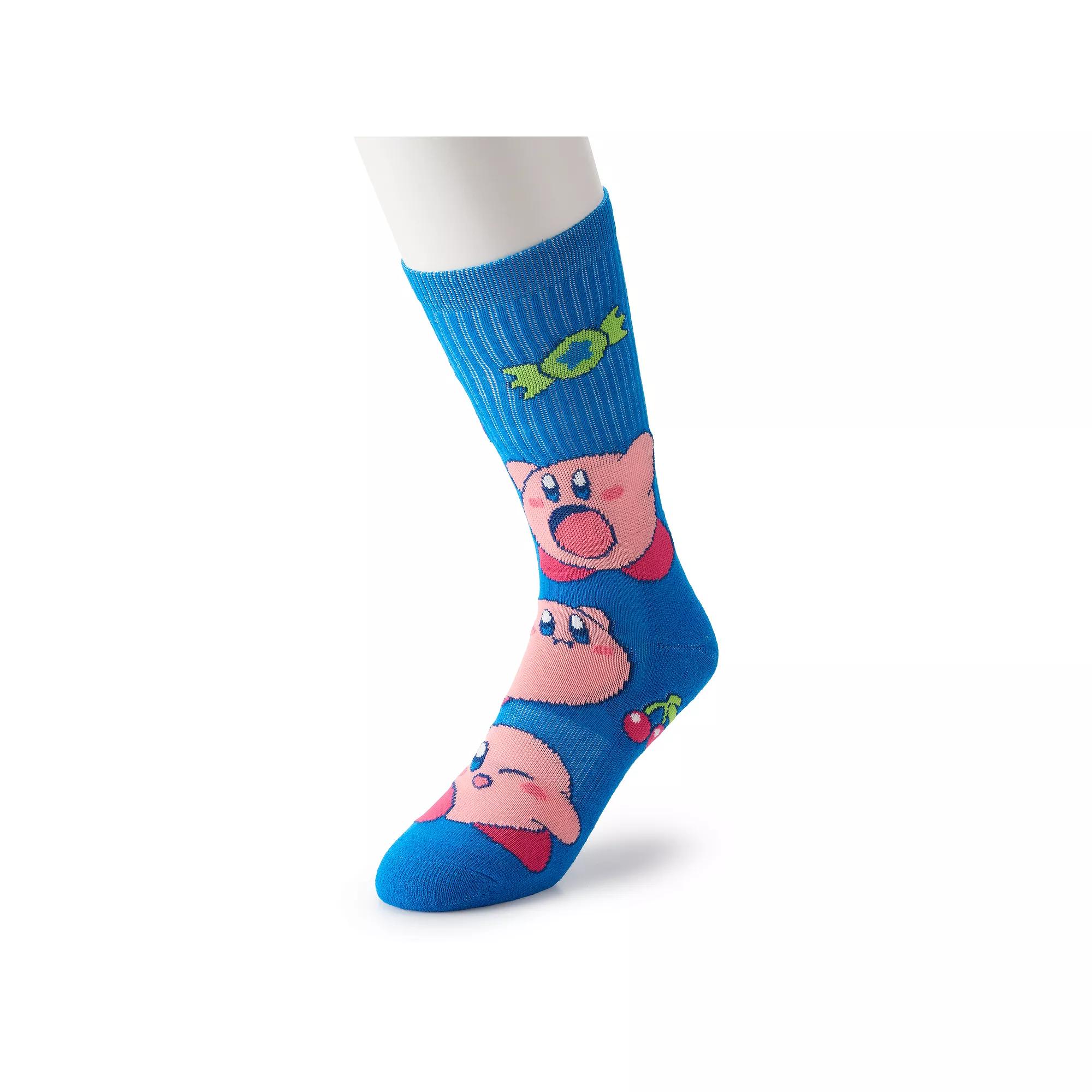 Men's Novelty Crew Socks, Kirby Product Image