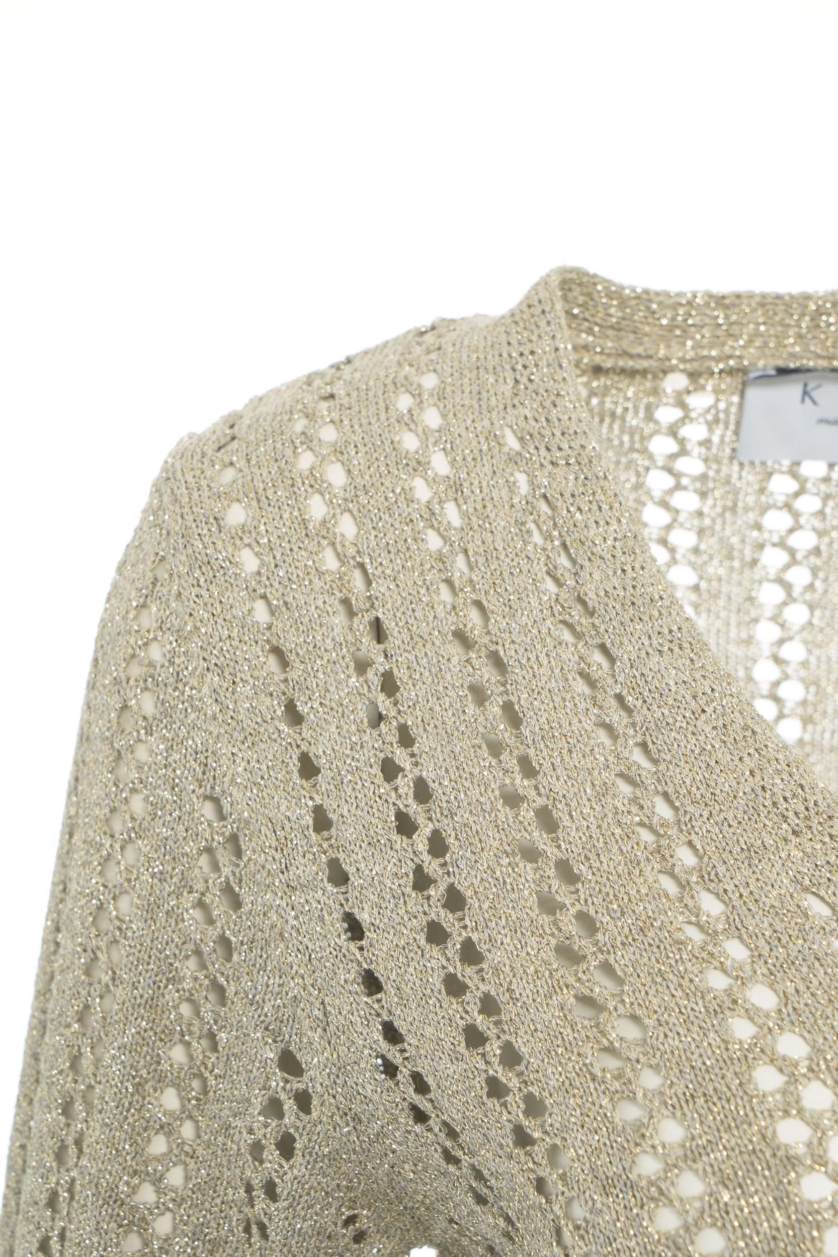 Knit short sleeved cardigan Product Image