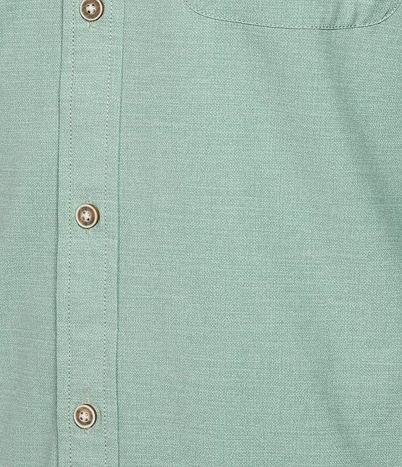 Rowm Big & Tall Performance Rec + Relax Short Sleeve Solid Textured Shirt Product Image