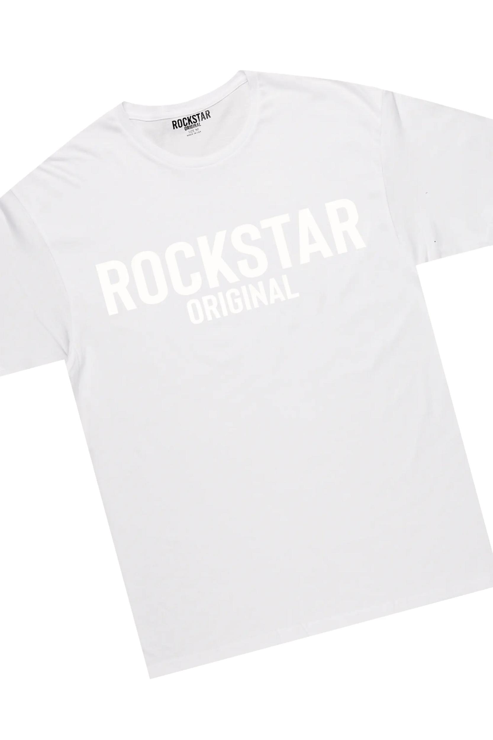 Sana Heather Grey T-Shirt/Stacked Track Pant Set Male Product Image