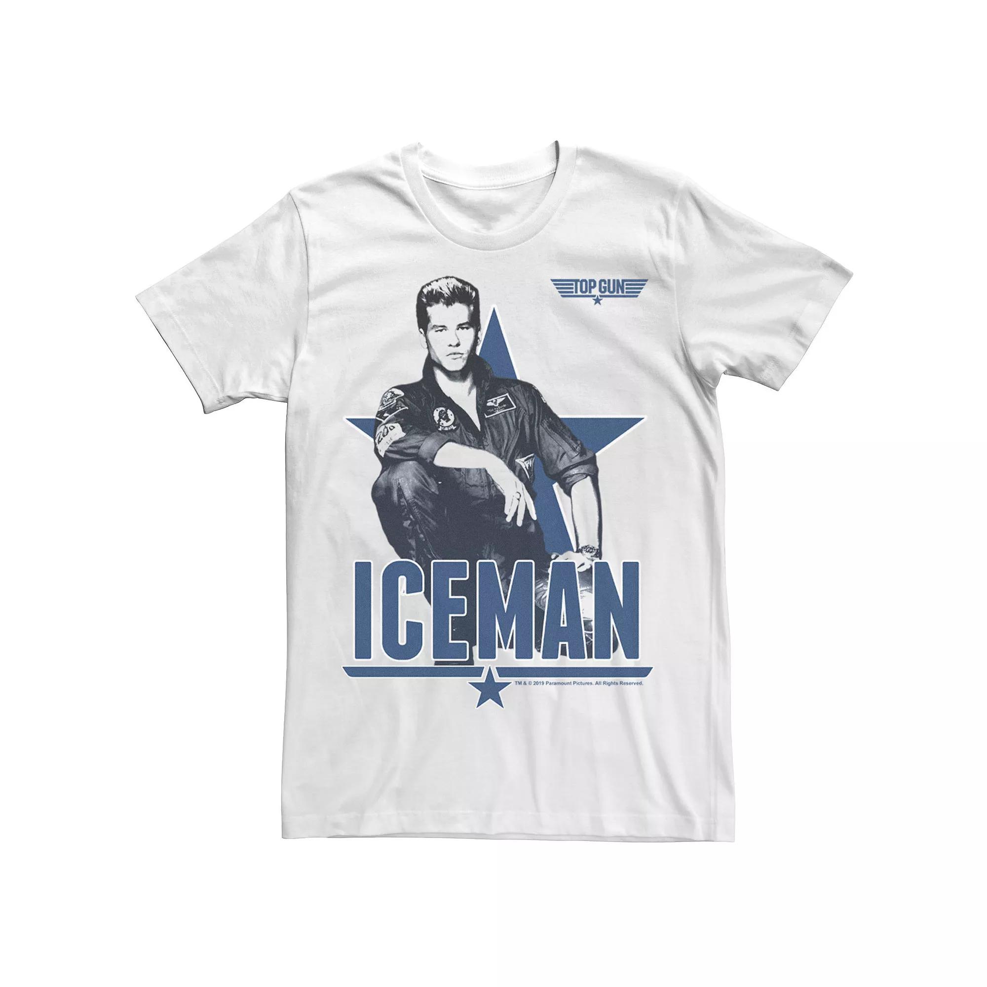 Men's Top Gun Iceman Portrait Poster Tee,  Product Image
