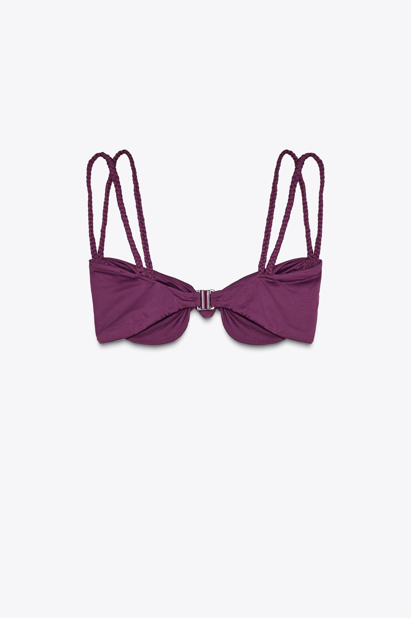 DOUBLE BRAIDED STRAP BIKINI TOP Product Image
