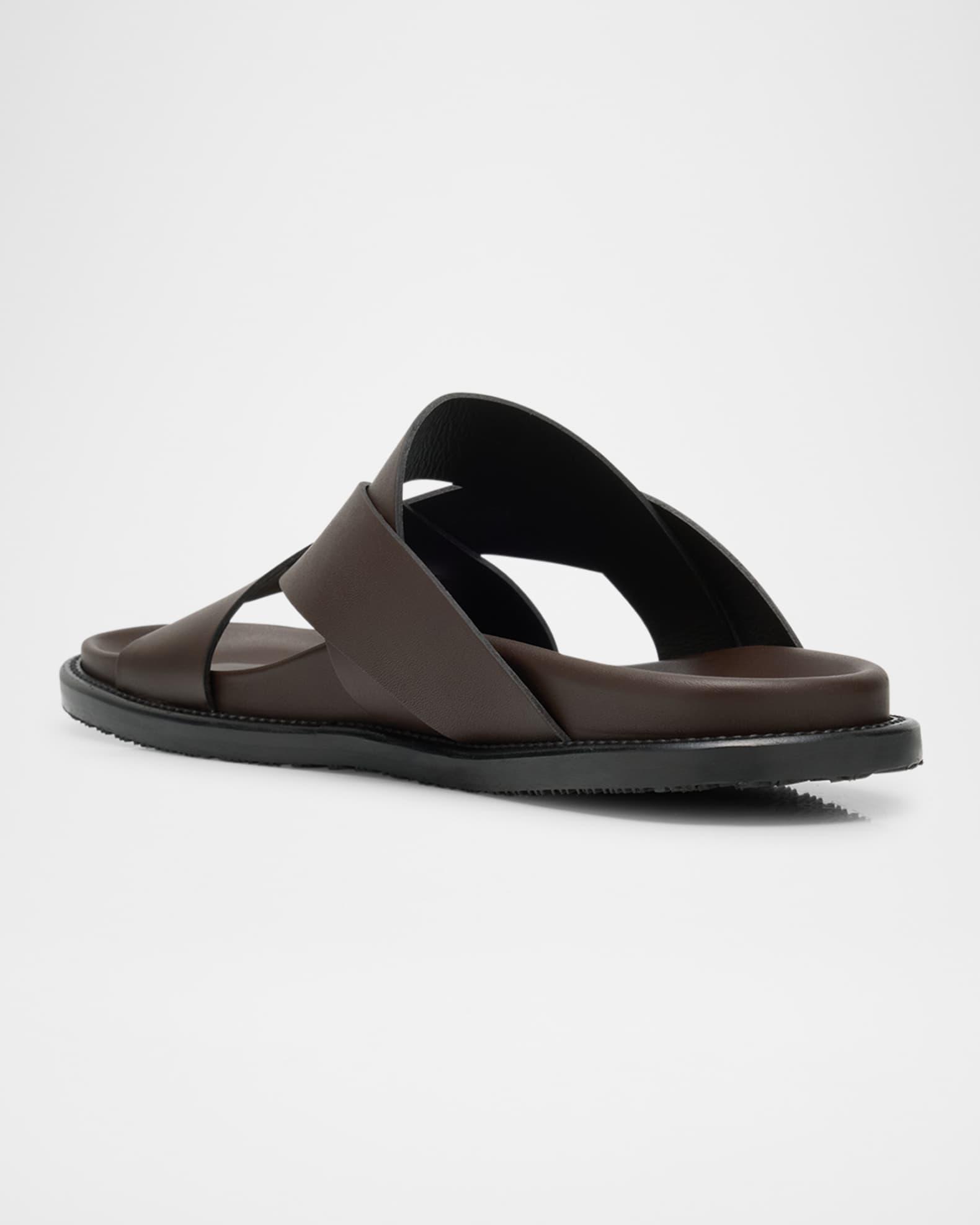 Mens Berkley Crisscross Leather Sandals Product Image