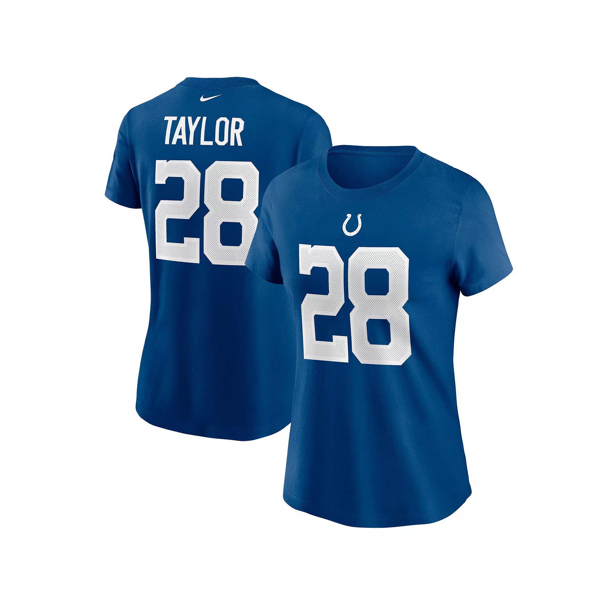 Women's Nike Jonathan Taylor Royal Indianapolis Colts Name & Number T-Shirt, Size: XL, Blue Product Image
