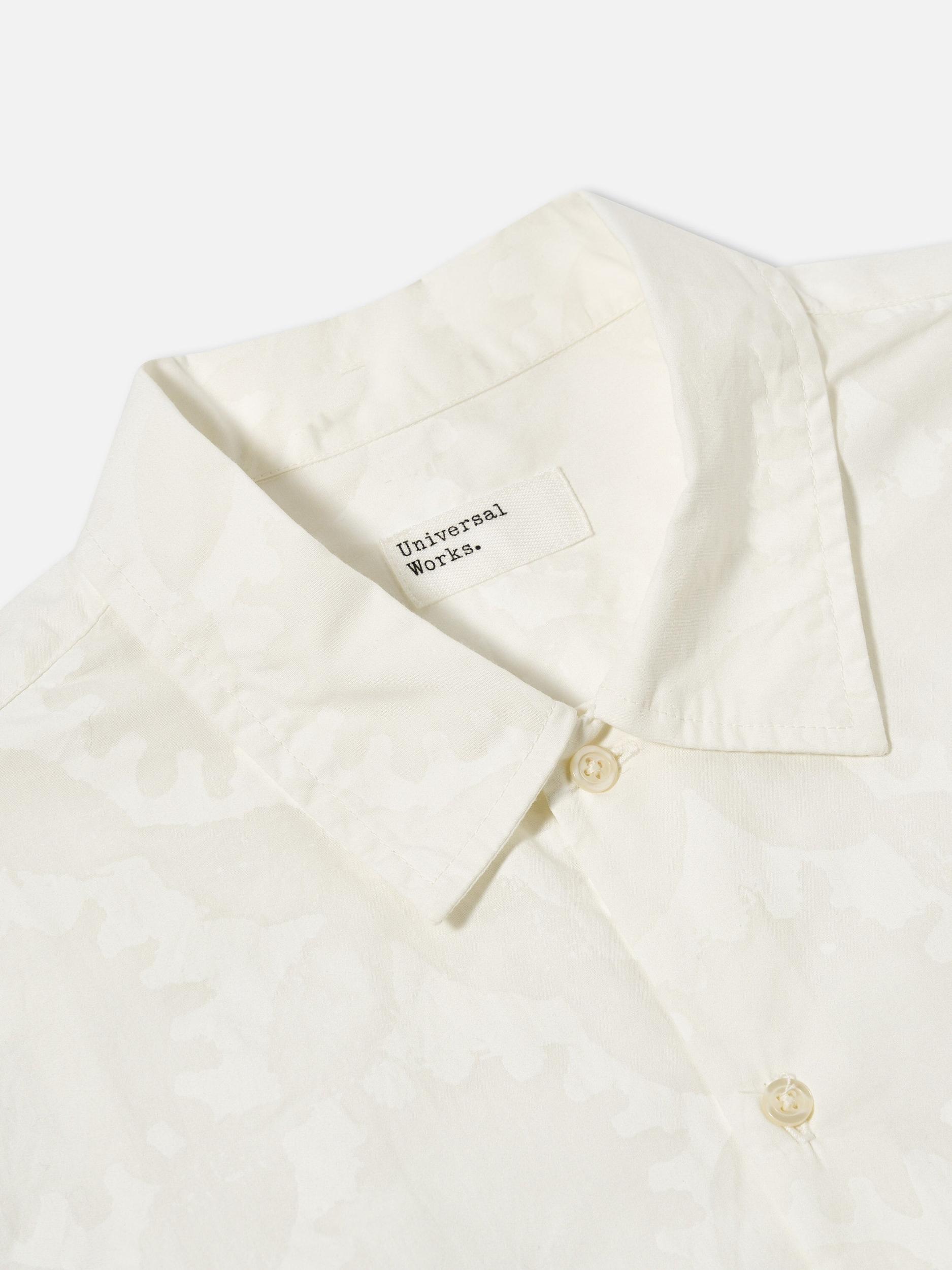 Ecru Sun Print Poplin Field Shirt Product Image