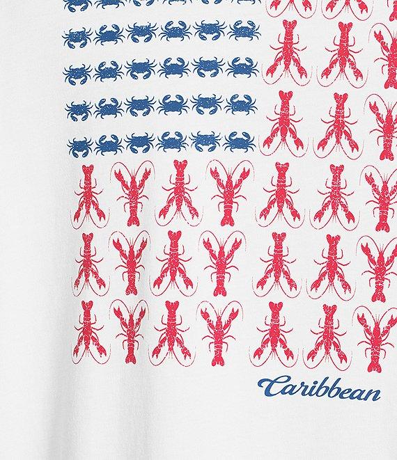 Caribbean Big & Tall Crustacean Flag Short Sleeve Graphic T-Shirt Product Image