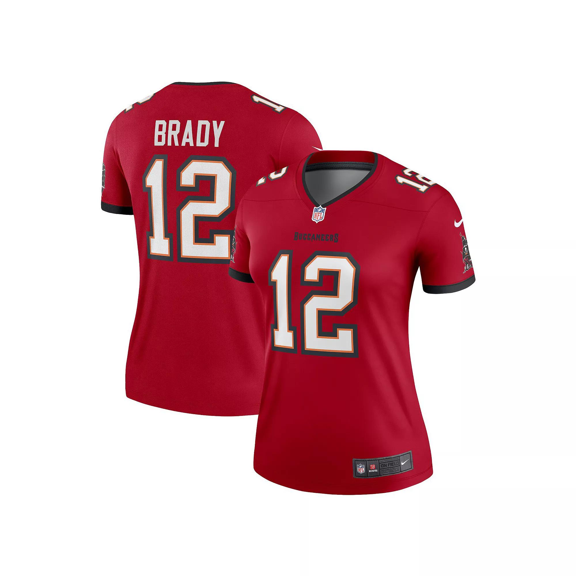 Women's Nike Tom Brady Red Tampa Bay Buccaneers Legend Jersey, Size: Medium Product Image