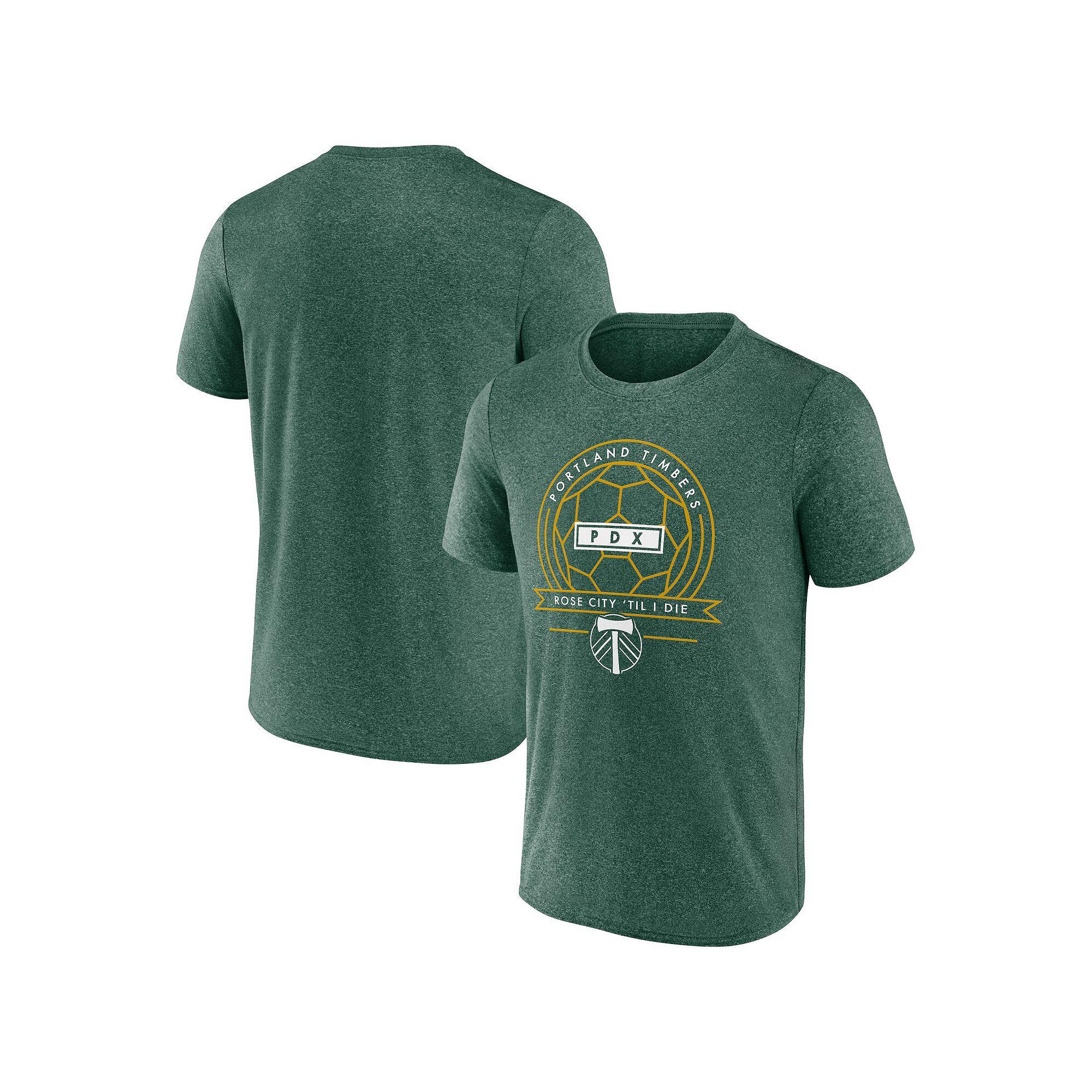 Men's Fanatics Branded Green Portland Timbers Fundamentals T-Shirt,  Product Image