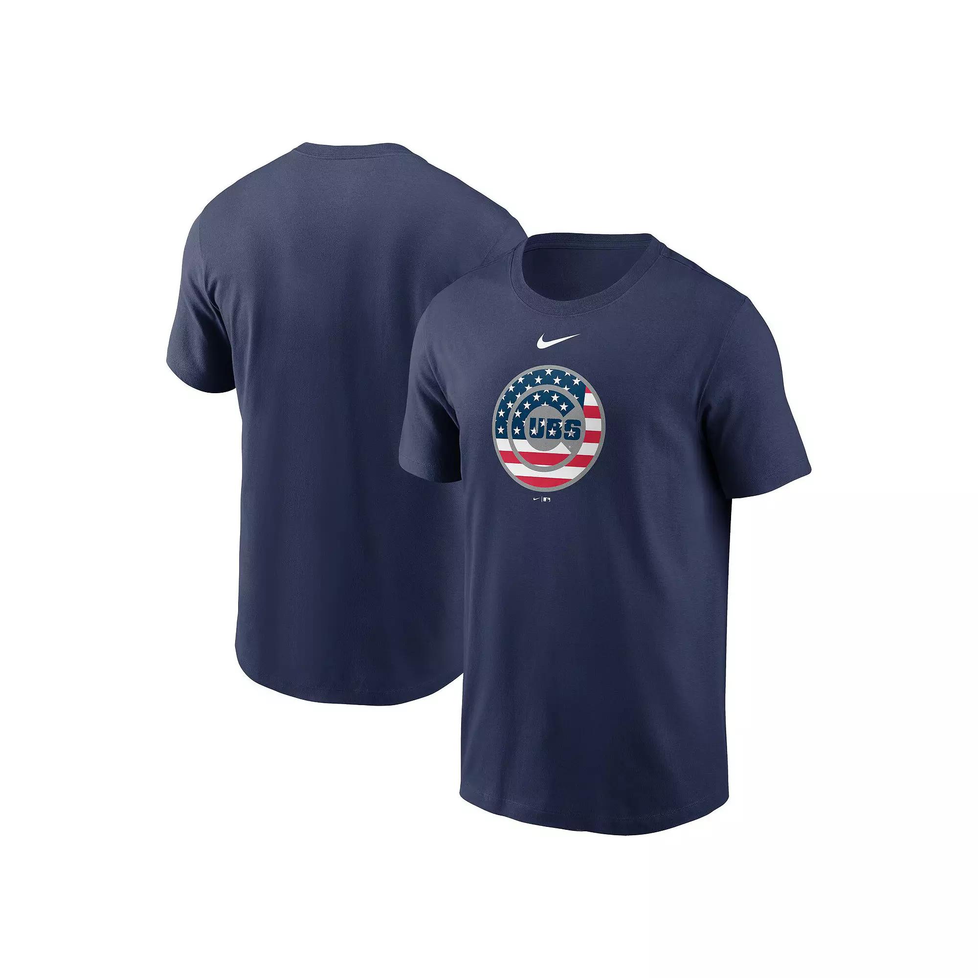 Men's Nike Navy Chicago Cubs Americana T-Shirt,  Product Image