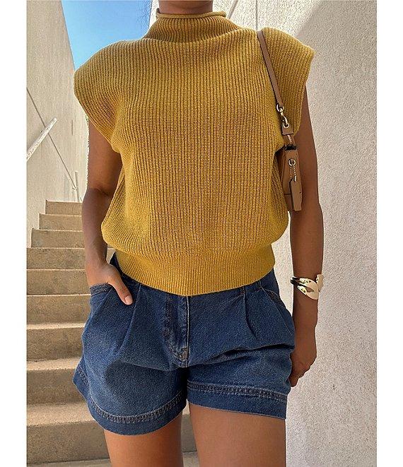 Antonio Melani Rory Turtleneck Cap Sleeve Sweater Product Image