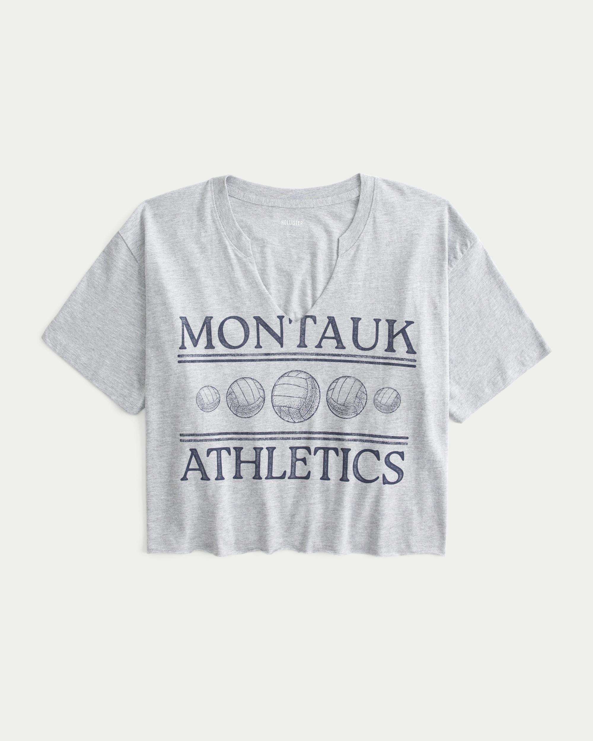 Oversized Montauk Athletics Graphic Tee Product Image