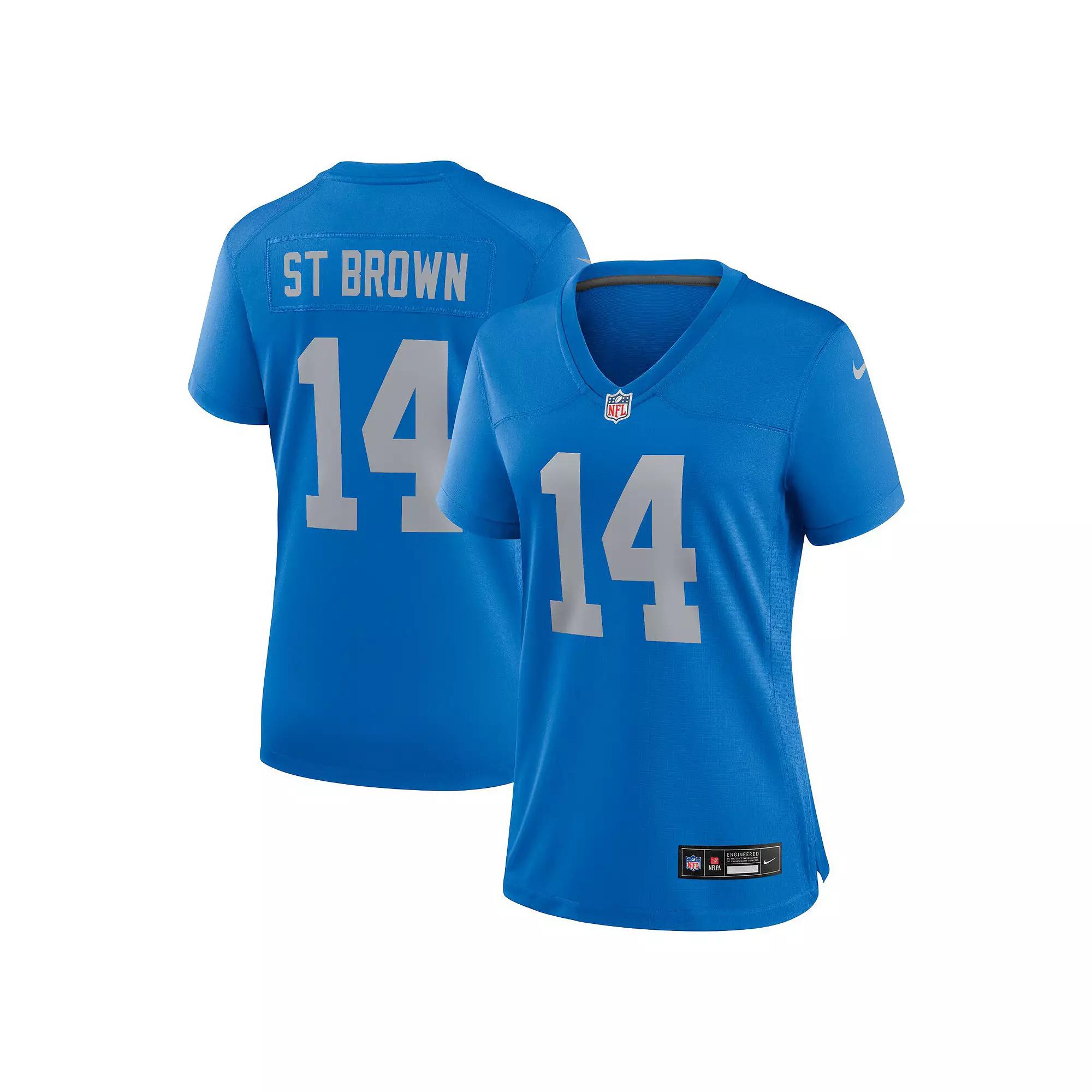 Women's Nike Amon-Ra St. Brown Blue Detroit Lions Alternate Game Jersey,  Product Image