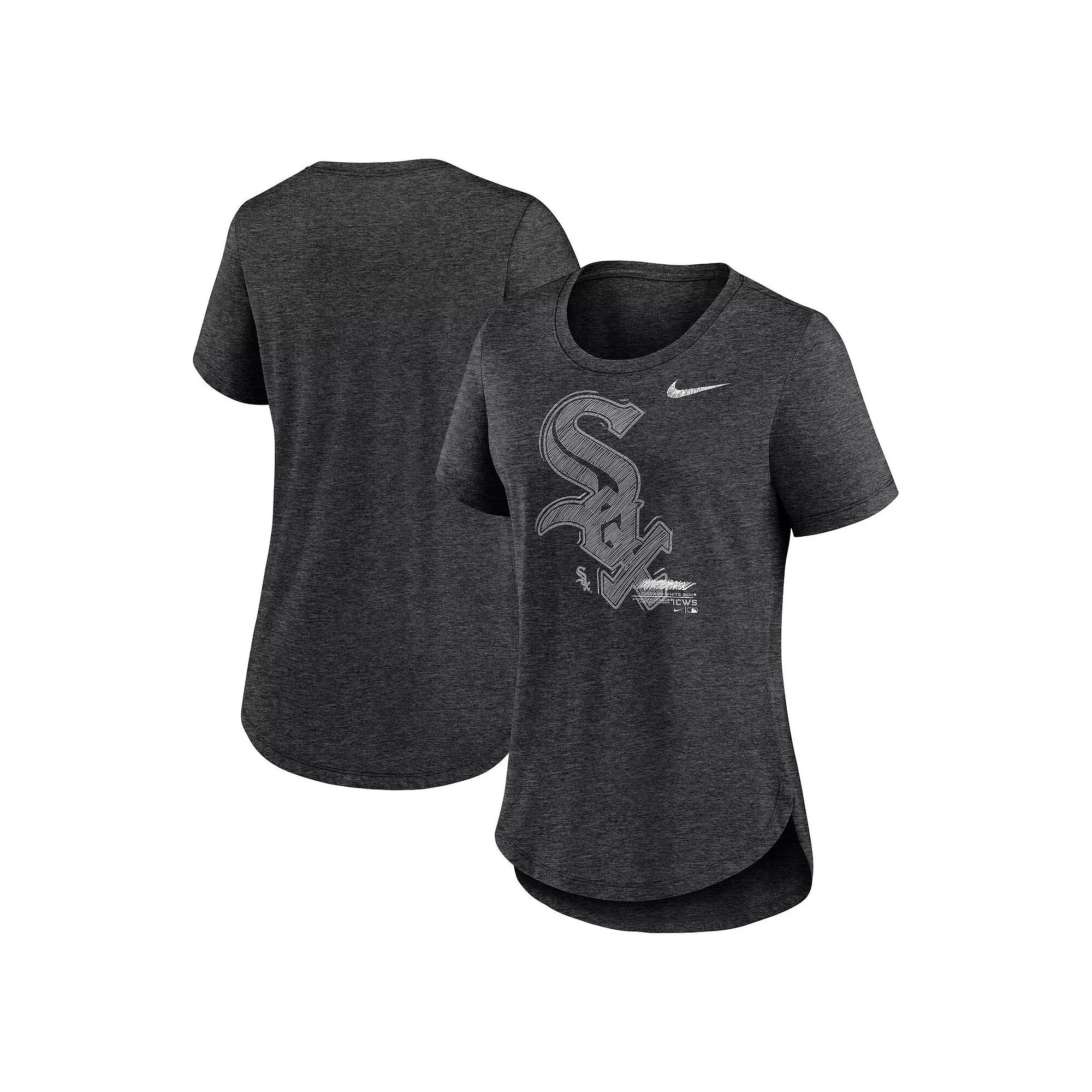 Women's Nike Heather Royal New England Patriots Historic Slub Fashion T-Shirt,  Product Image