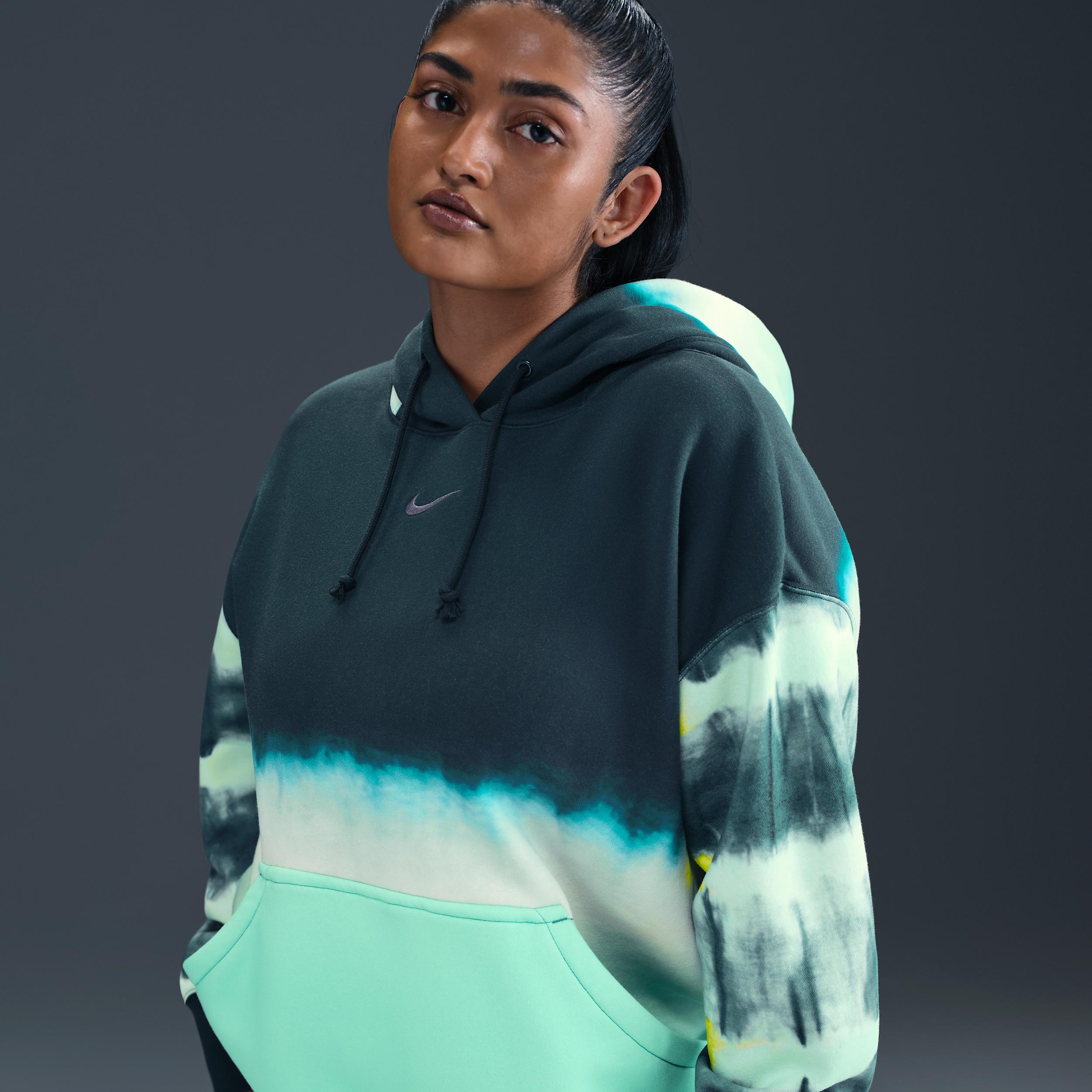 Nike Sportswear Phoenix Fleece x NorBlack NorWhite Women's Oversized Printed Pullover Hoodie Product Image