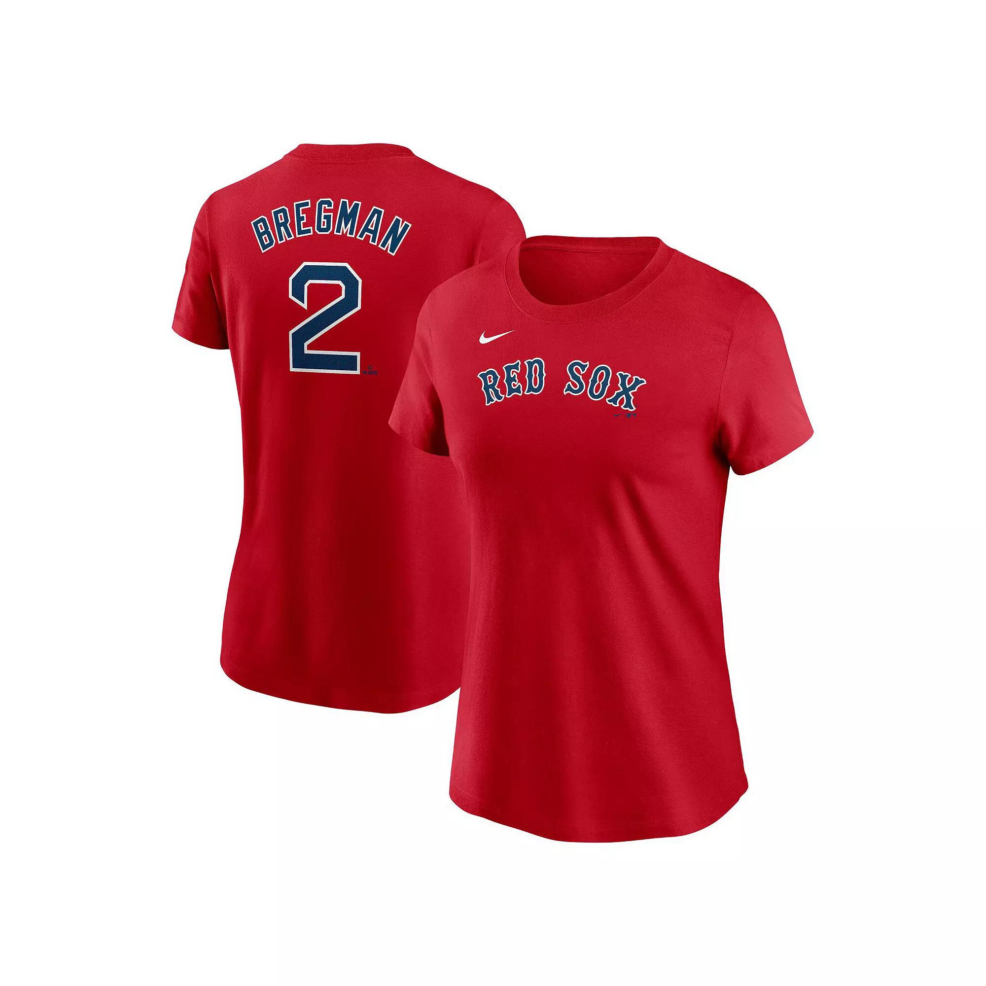 Alex Bregman Boston Red Sox Fuse Nike Womens MLB T-Shirt | NKAF62QBQ9-0ZY Product Image