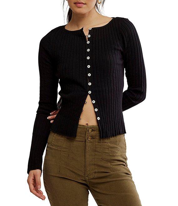 Free People Tilly Crew Neckline Long Sleeve Top Product Image
