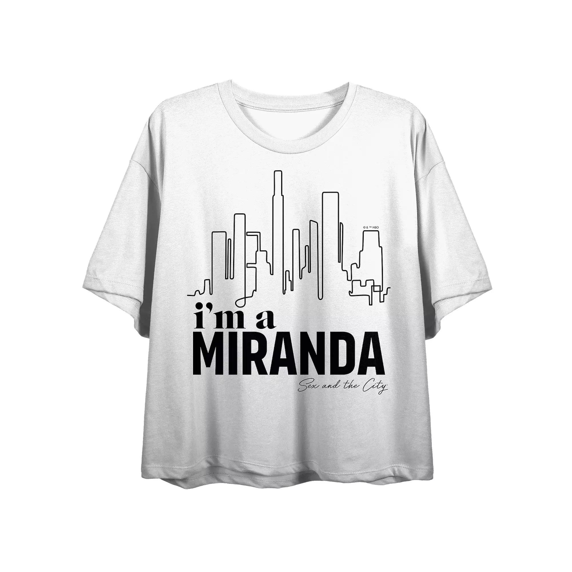 Women's Sex And The City I'm A Miranda Crewneck Graphic Tee, Girl's,  Product Image