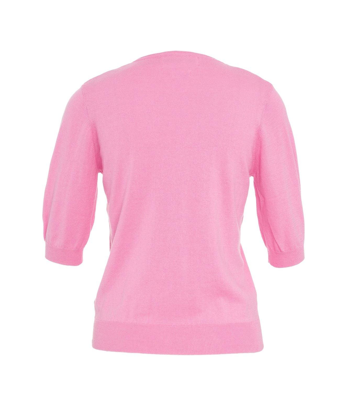 T-shirt with V-neck Product Image