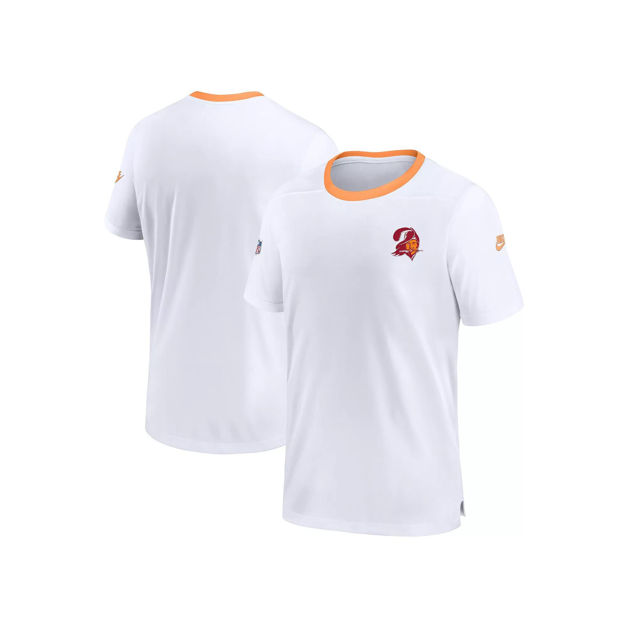 Men's Nike  White Tampa Bay Buccaneers Throwback Coach Performance T-Shirt, Size: XL Product Image