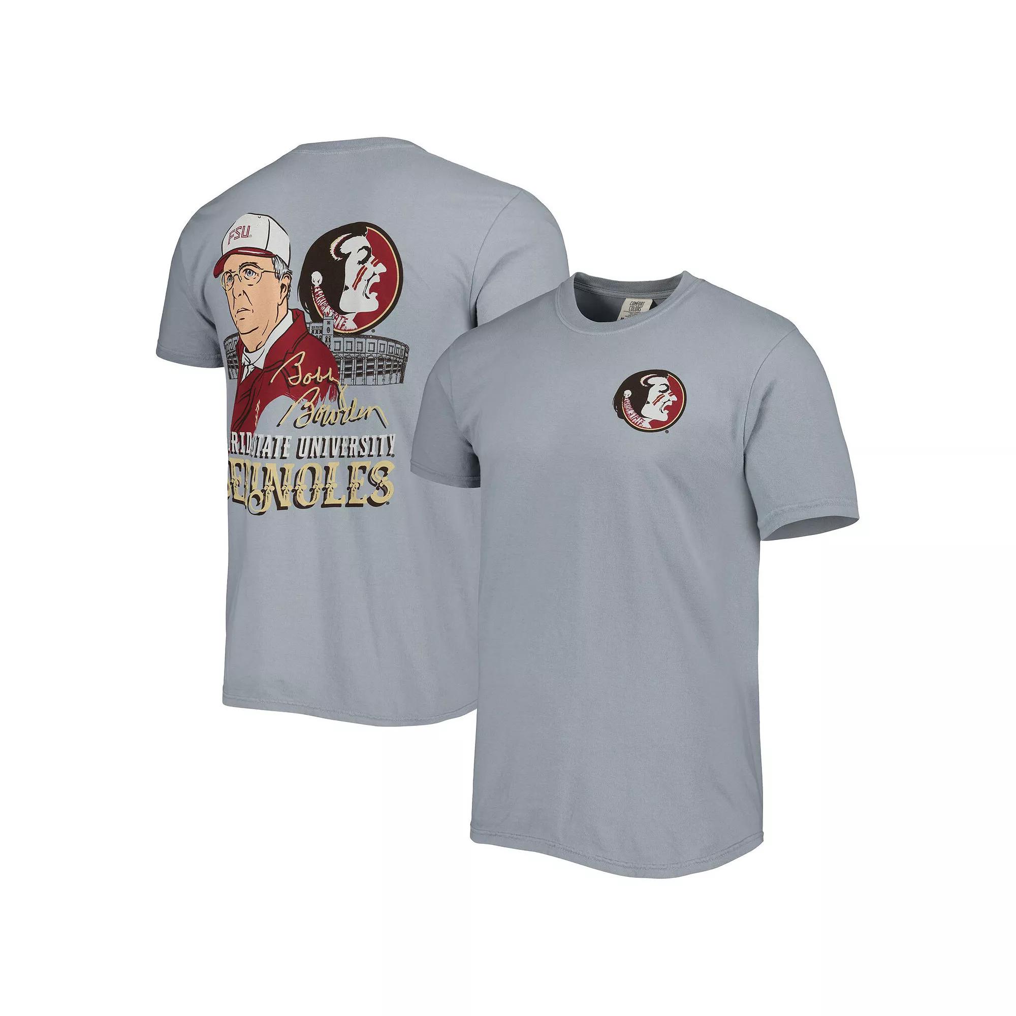 Men's Heather Gray Florida State Seminoles Hyperlocal T-Shirt, Size: Large, Grey Product Image
