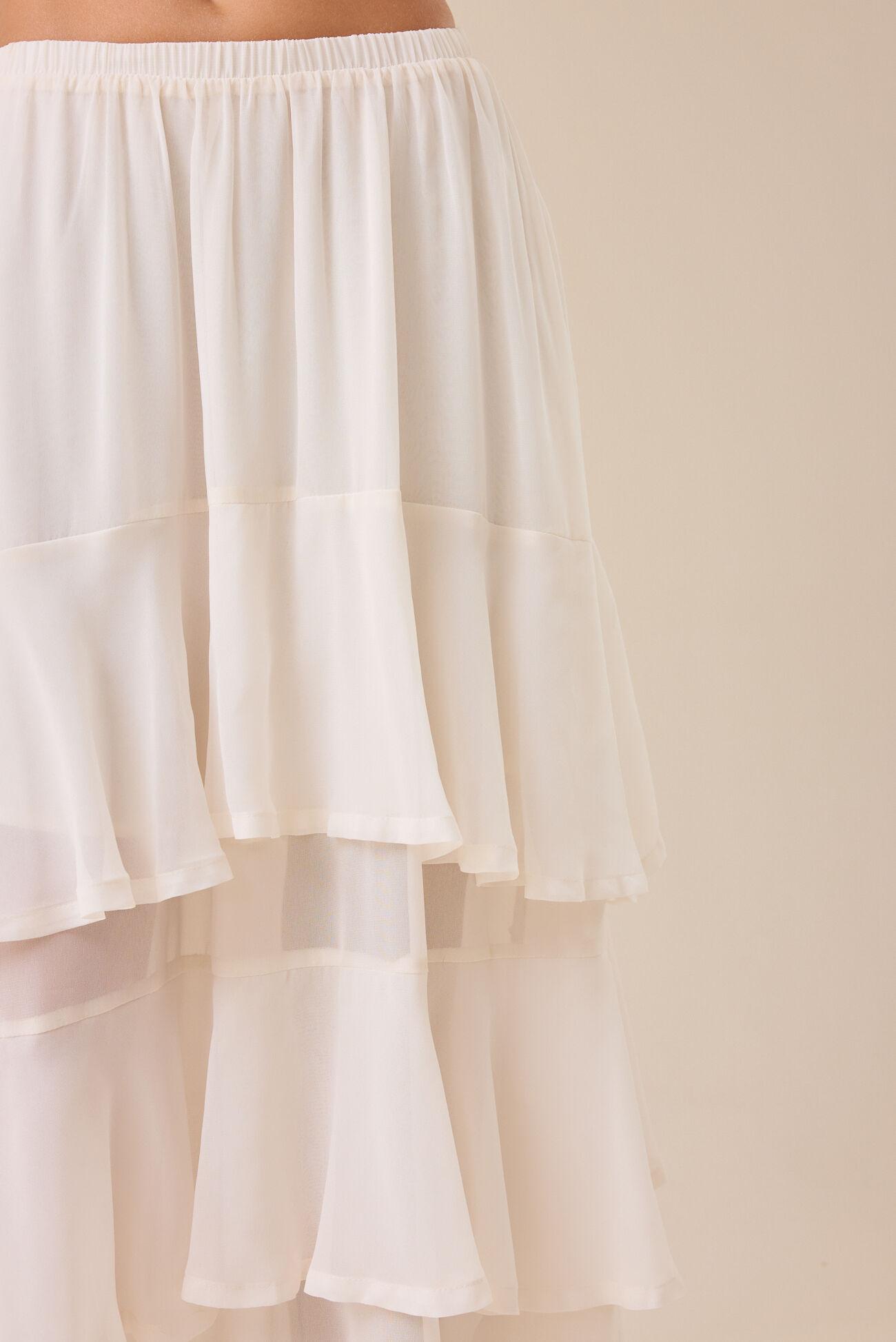 Kirsten Tiered Midi Skirt Product Image