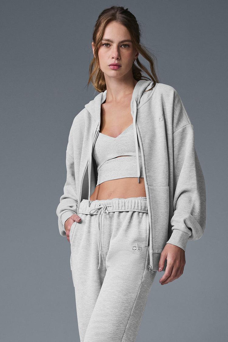 Accolade Full Zip Hoodie - Athletic Heather Grey Product Image