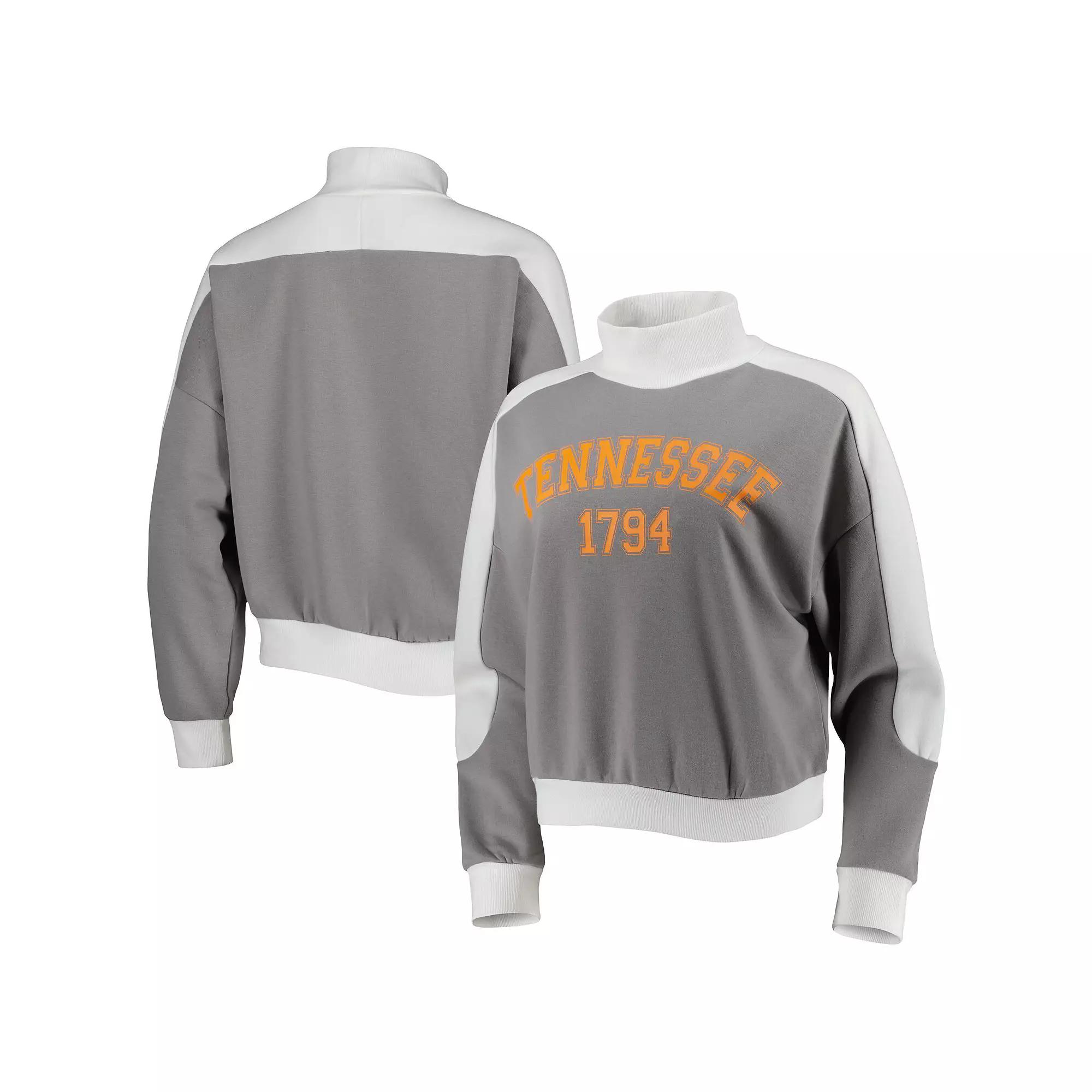 Women's Gameday Couture Gray Tennessee Volunteers Make it a Mock Sporty Pullover Sweatshirt, Size: Large, Grey Product Image