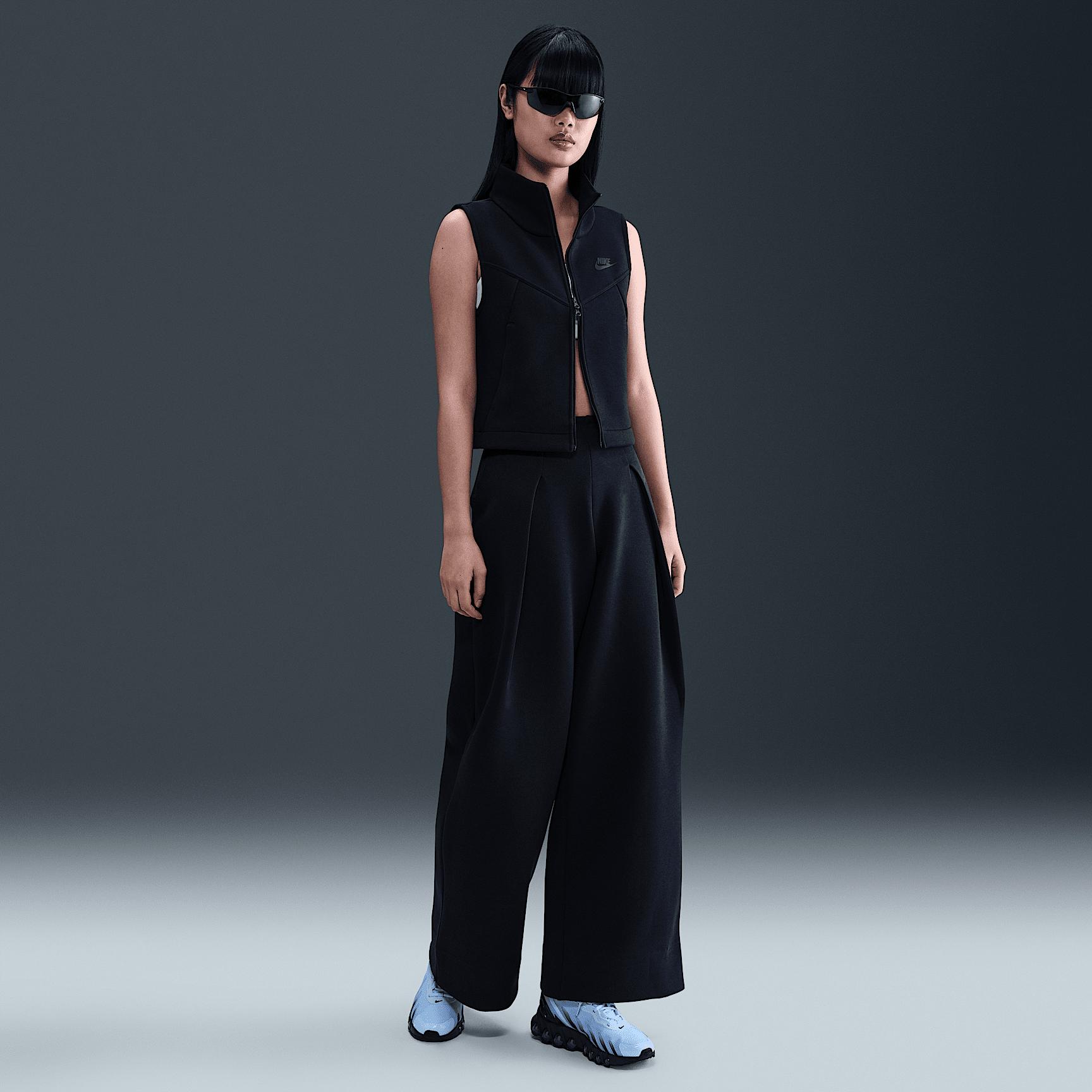 Womens Nike Sportswear Tech Fleece Full-Zip Vest | HJ1378-010 Product Image