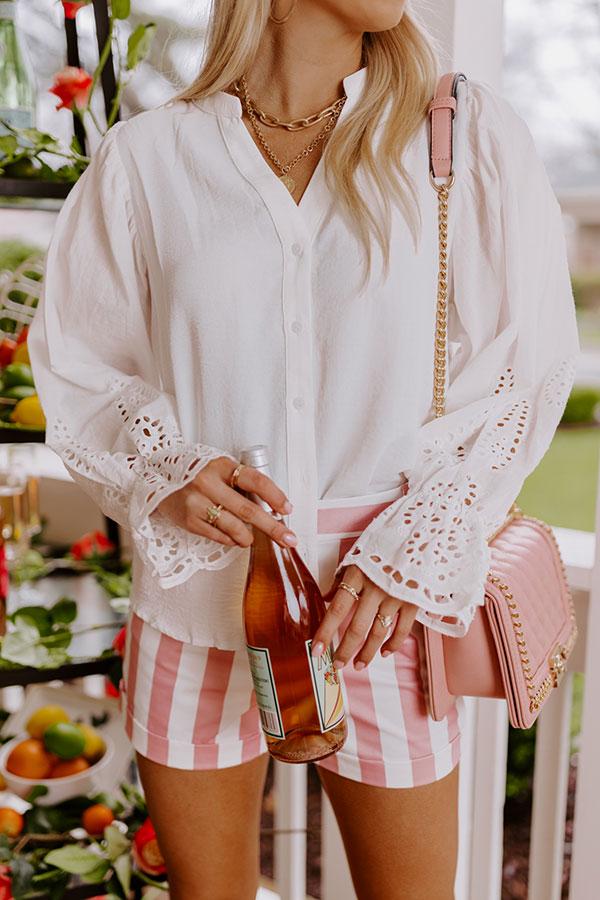 By Chance Eyelet Top Product Image