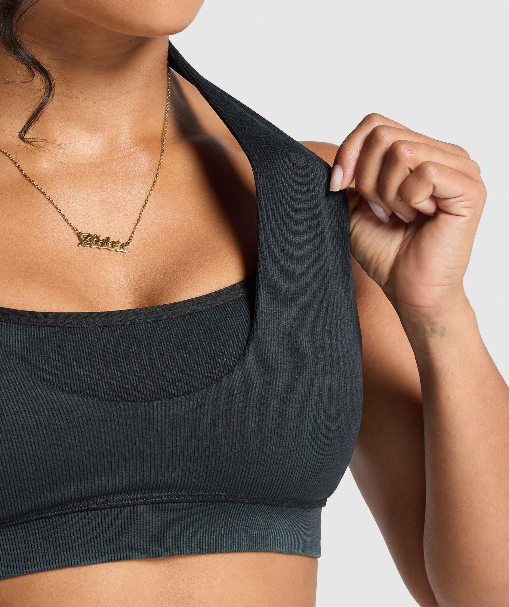 Gymshark Gains Seamless Bralette - Black Female Product Image