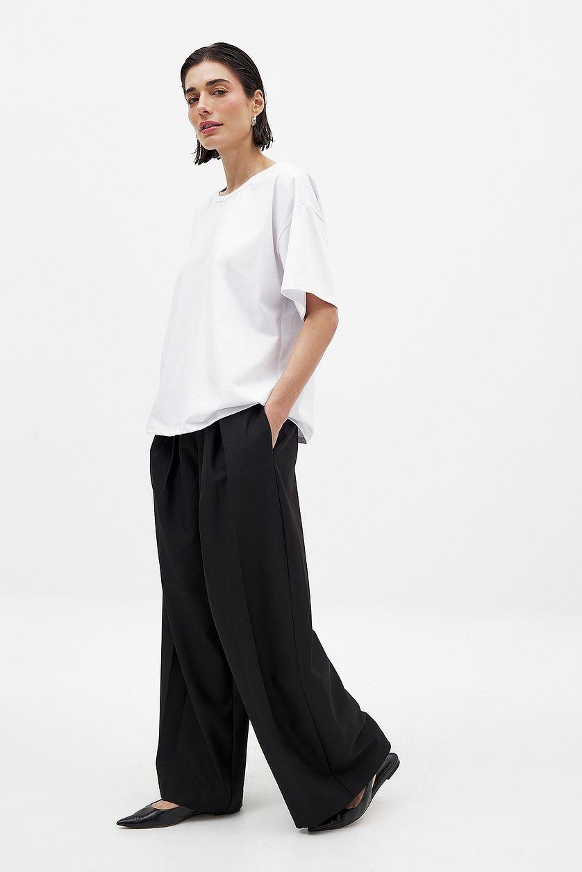 Round Neck Oversized Heavy Tee Product Image
