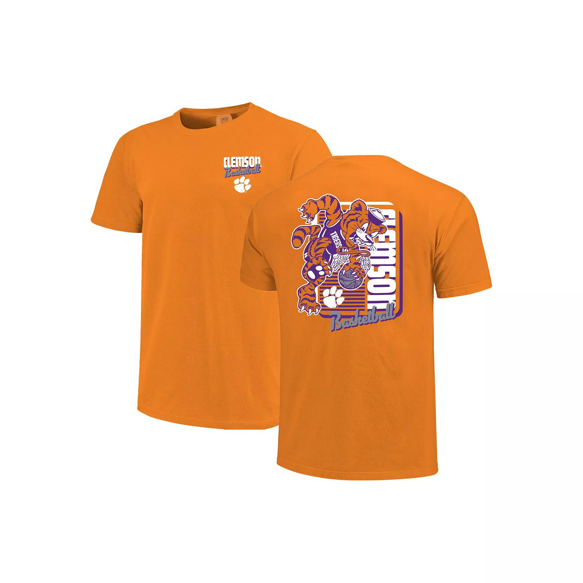 Men's Orange Clemson Tigers Comfort Colors Mascot Dunk T-Shirt,  Product Image