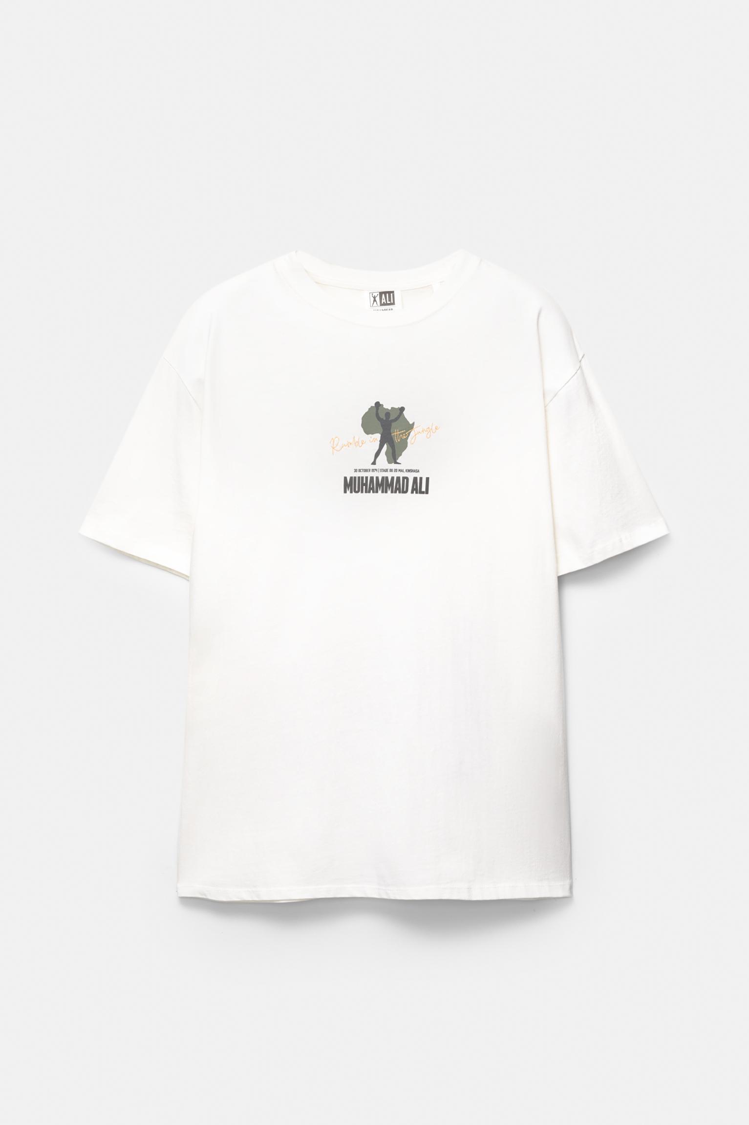 Muhammad Ali white T-shirt Product Image