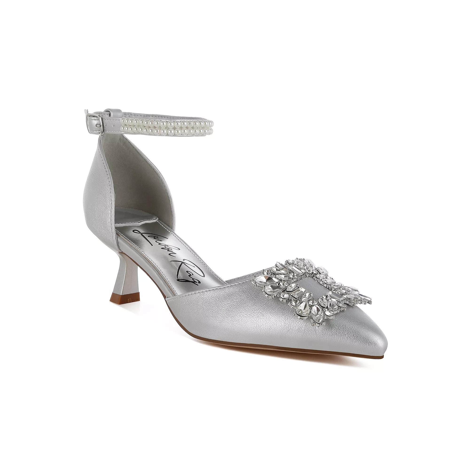 London Rag Onkana Women's Heels, Size: 9, Silver Product Image