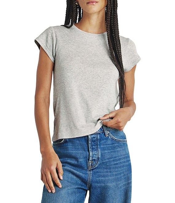 Splendid Faye Crew Neck Short Sleeve Tee Product Image